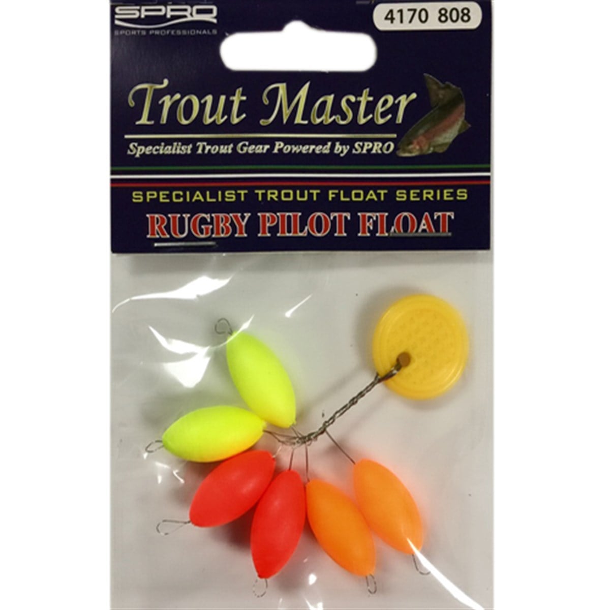 SPRO TM RUGBY PILOT FLOAT 10mm ASSORT 5x6St