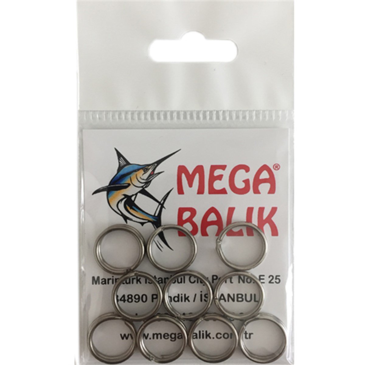 WIZARD SPLIT RING SR-SS No:10 (10’lu Paket)