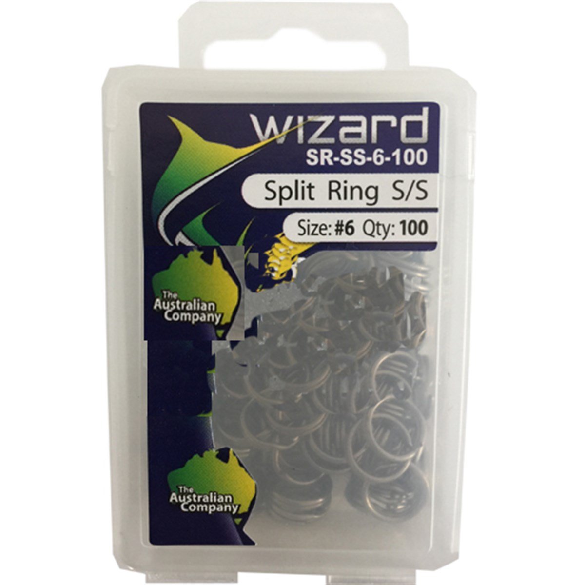 WIZARD SPLIT RING SR-SS No:6 (100’lü Paket)