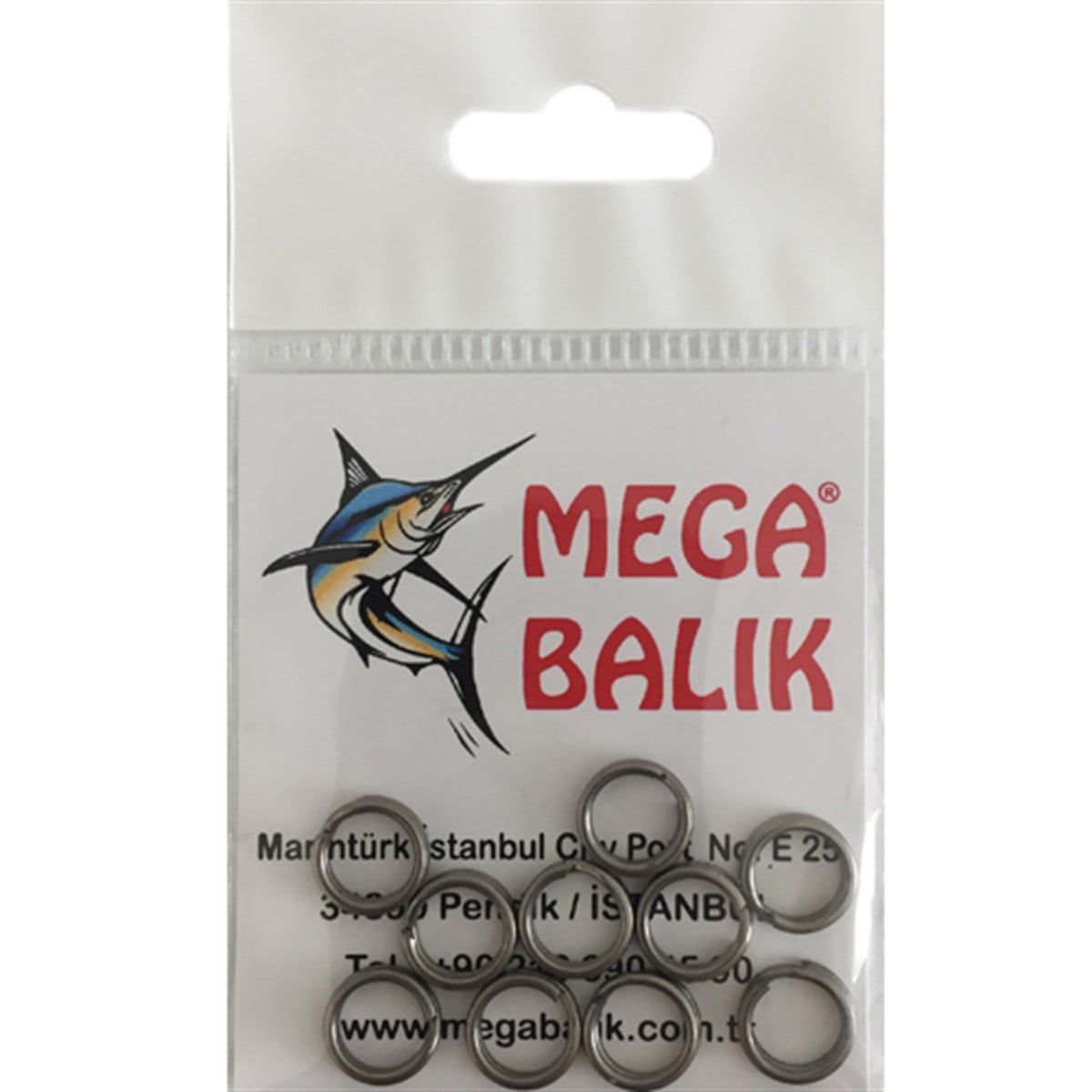 WIZARD SPLIT RING SR-SS No:7 (10’lu Paket)