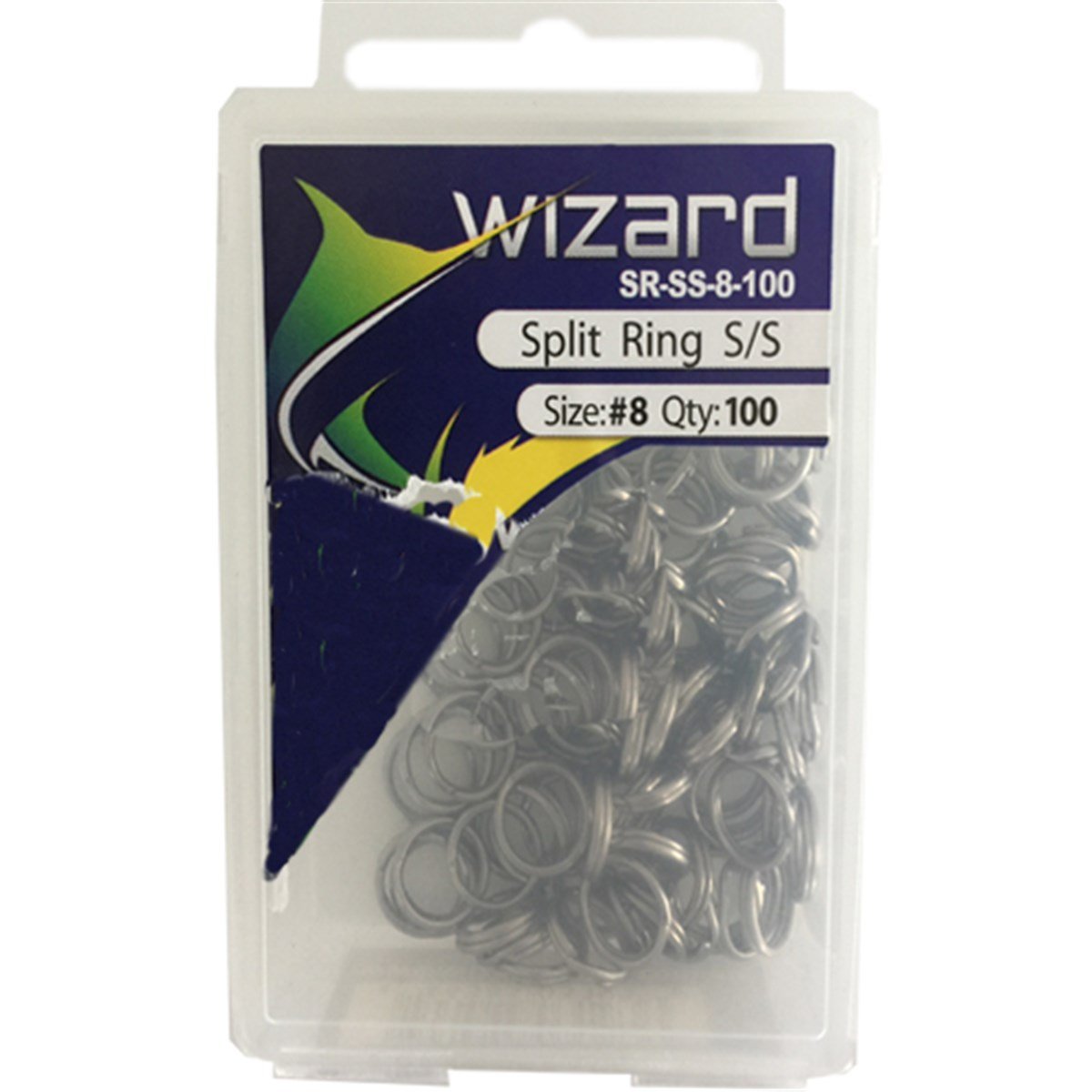 WIZARD SPLIT RING SR-SS No:8 (100’lü Paket)