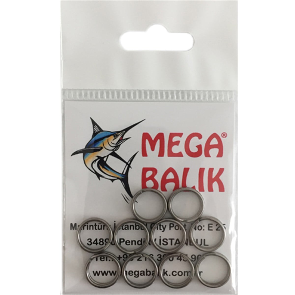 WIZARD SPLIT RING SR-SS No:9 (10’lu Paket)