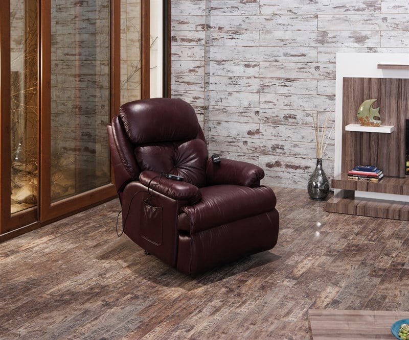 J-66 MOTORLU HAKİKİ DERİ