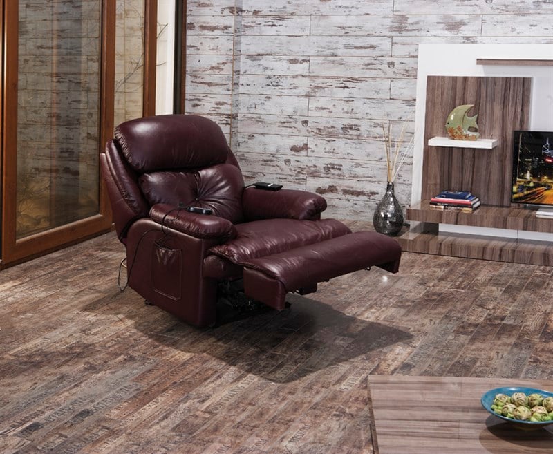 J-66 MOTORLU HAKİKİ DERİ