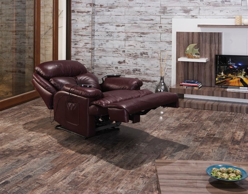 J-66 MOTORLU HAKİKİ DERİ