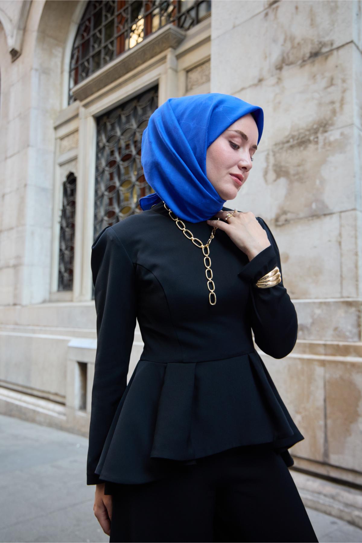 Silk Home EşarpMonogram Pamuk İpek Eşarp 130001-06