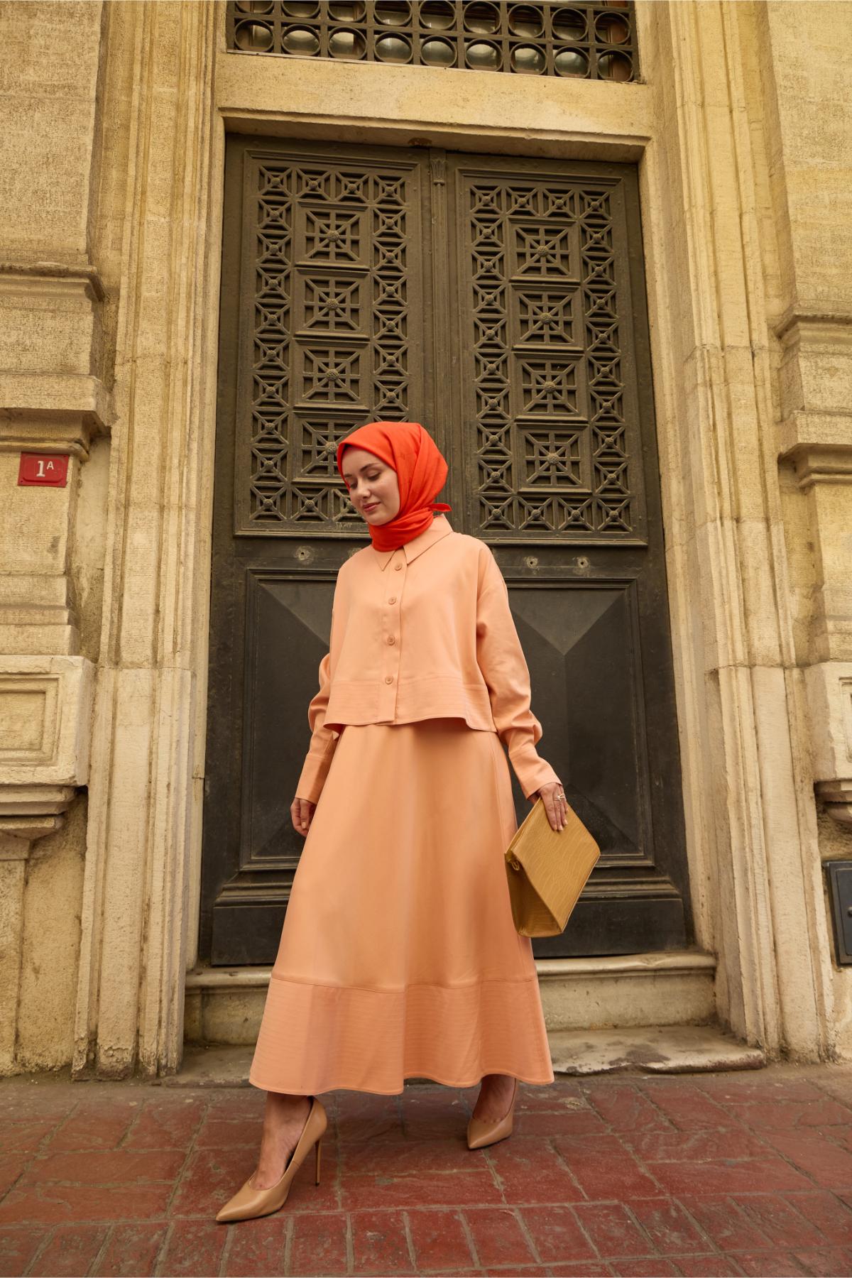 Silk Home EşarpMonogram Pamuk İpek Eşarp 130001-11