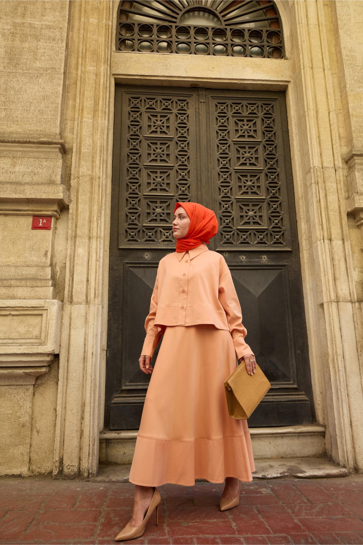 Silk Home EşarpMonogram Pamuk İpek Eşarp 130001-11