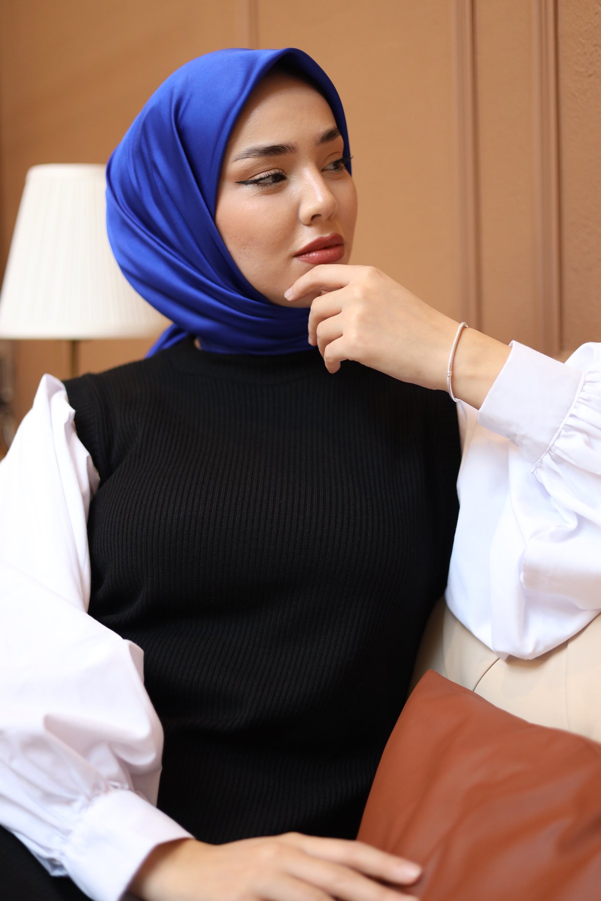 Silk Home Düz Micro Saten Eşarp 28010-06