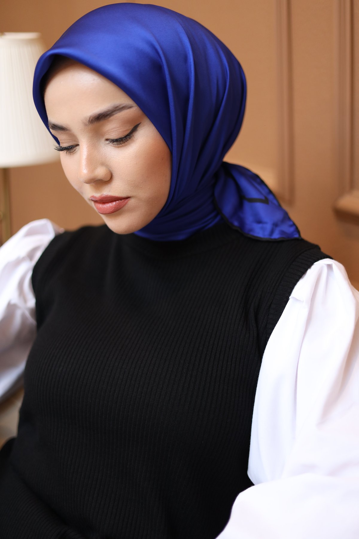 Silk Home Düz Micro Saten Eşarp 28010-06