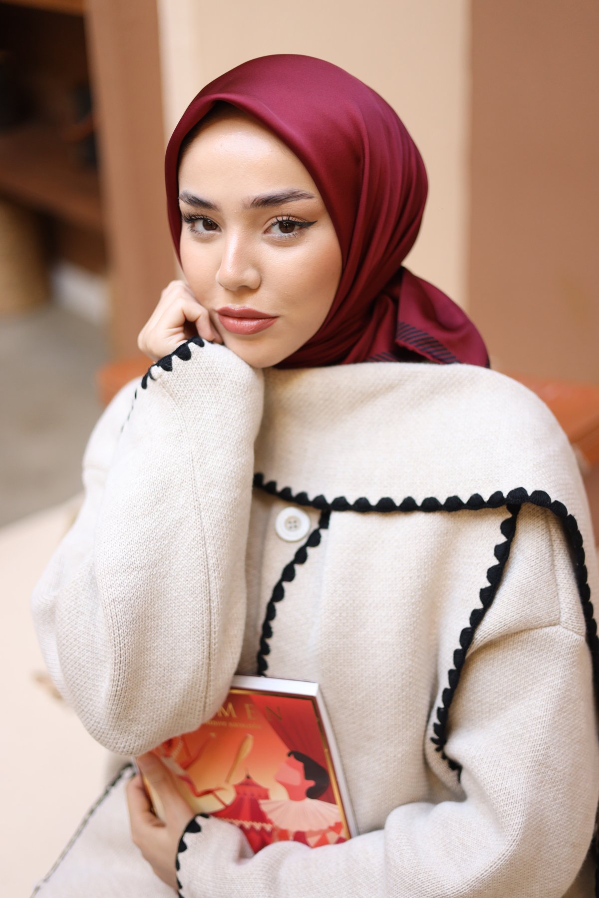 Silk Home Düz Micro Saten Eşarp 28011-12
