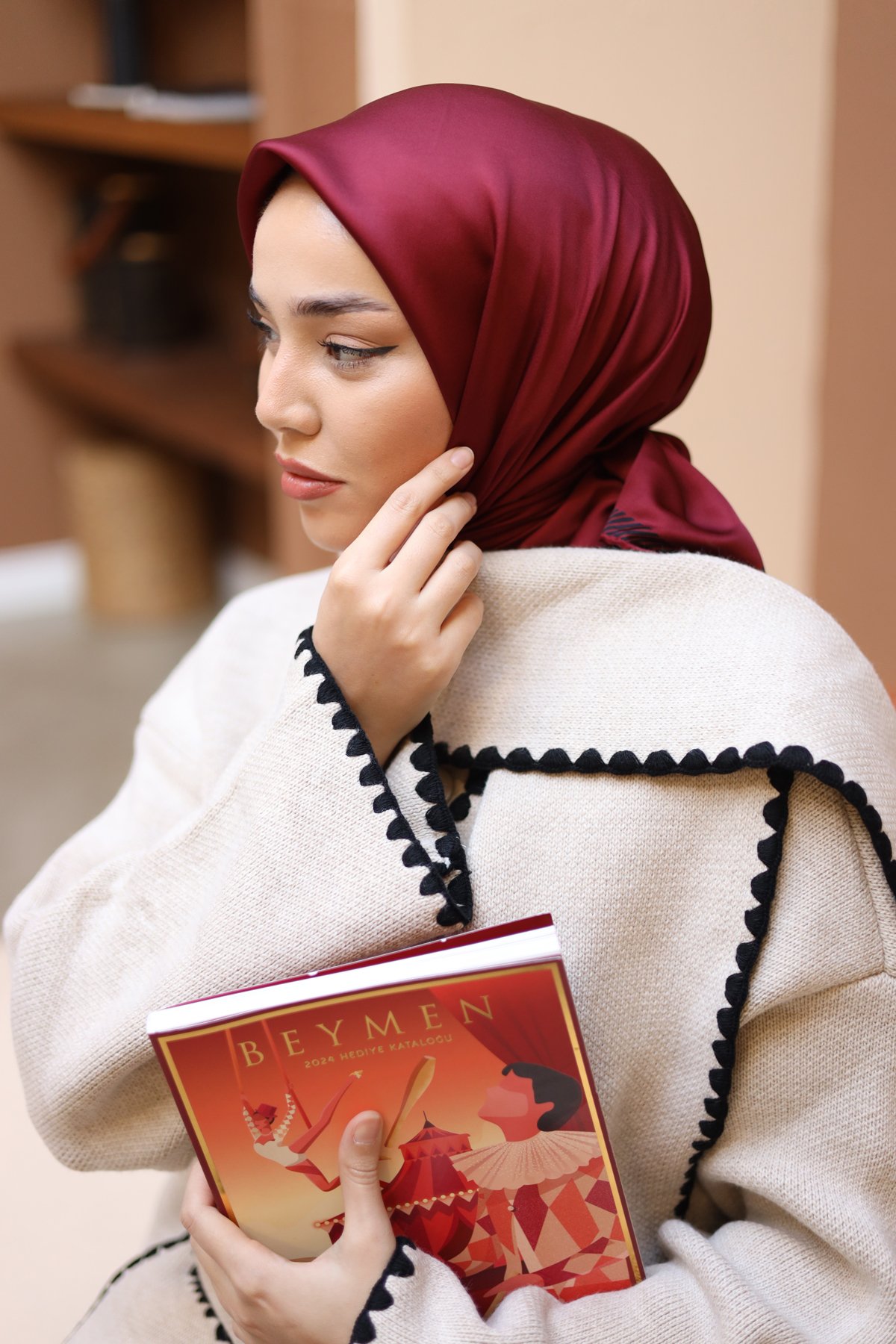 Silk Home Düz Micro Saten Eşarp 28011-12
