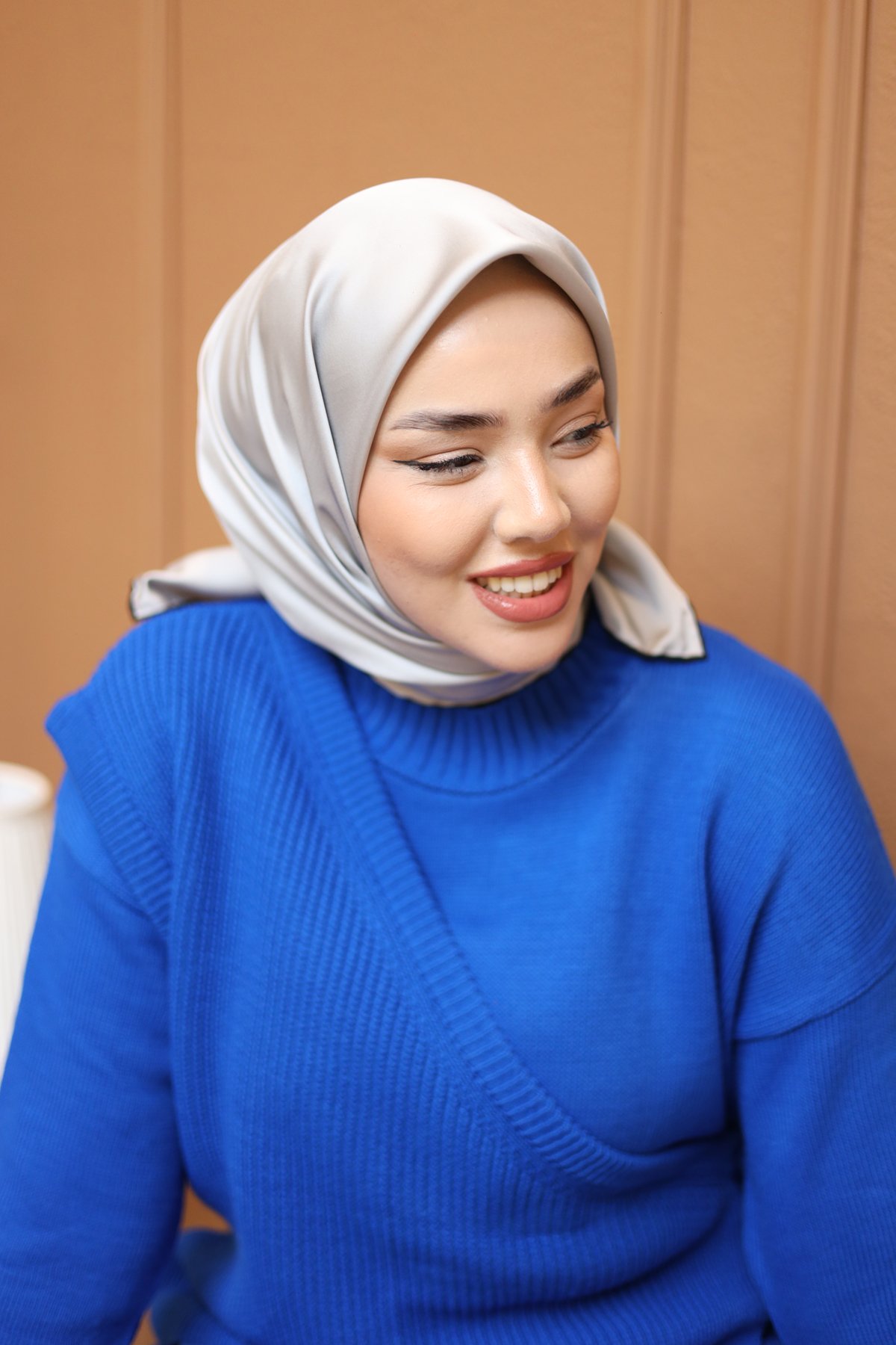 Silk Home Düz Micro Saten Eşarp 28013-04