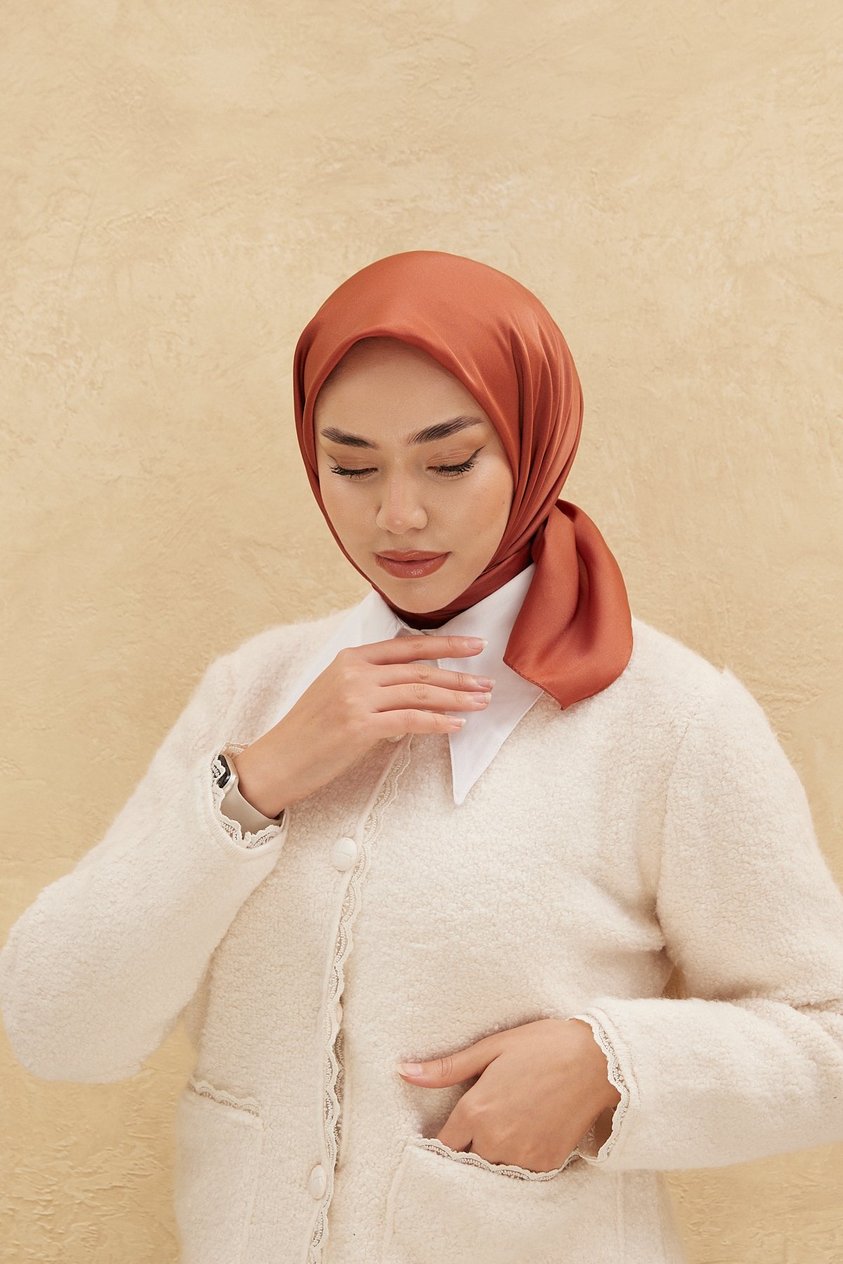Silk Home Düz SHiny Eşarp 75006-38