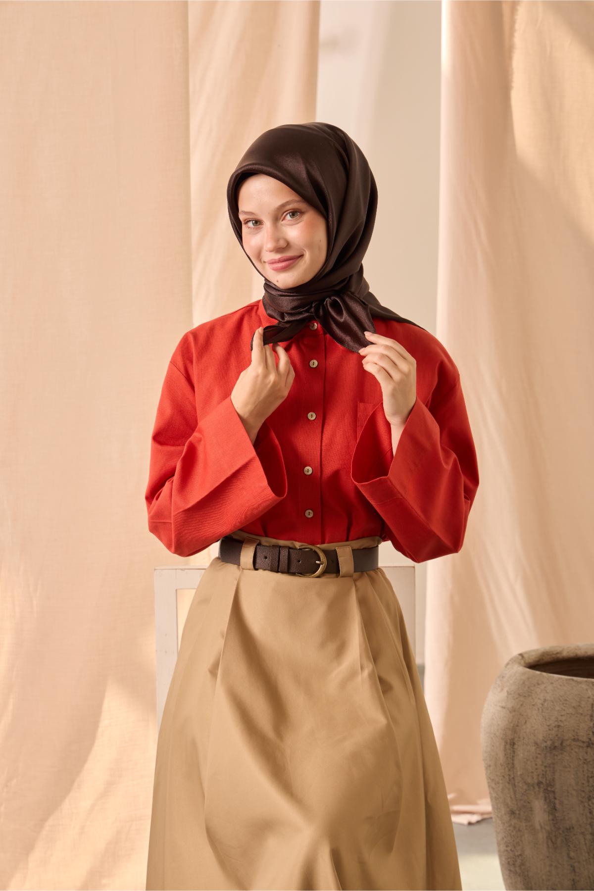 Silk Home SHiny ScarfSilk Home Düz SHiny Eşarp 75006-55