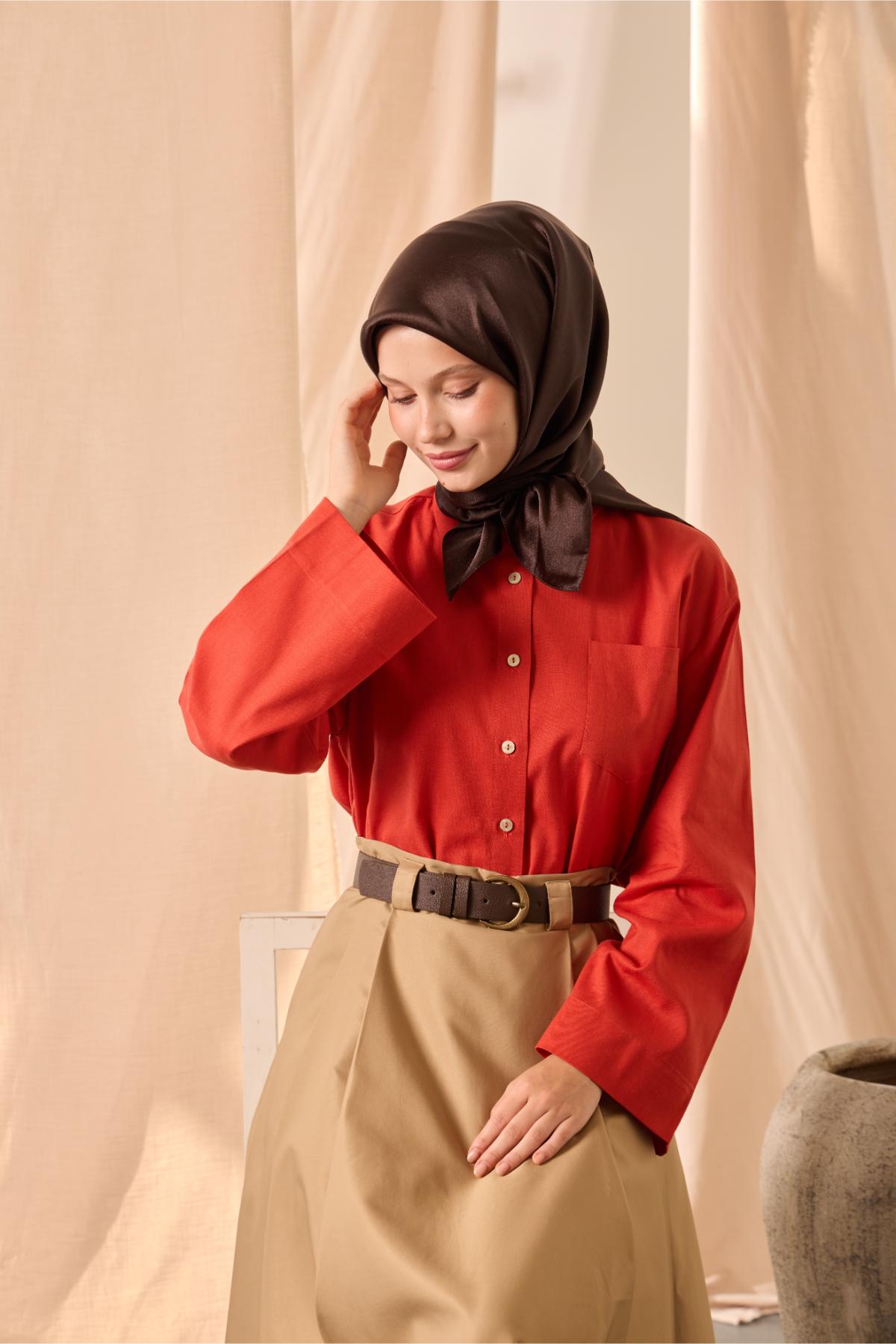 Silk Home SHiny ScarfSilk Home Düz SHiny Eşarp 75006-55