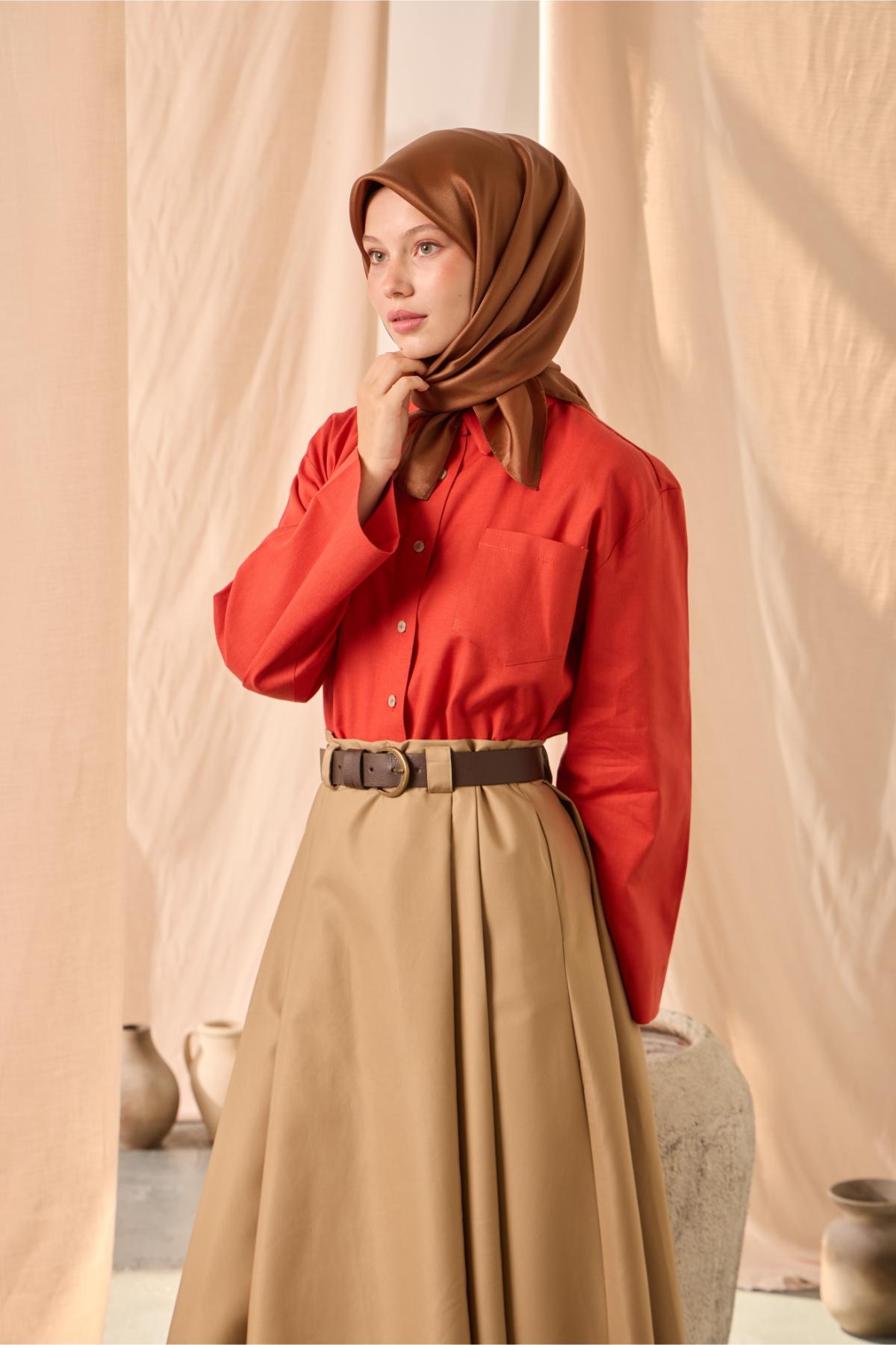 Silk Home SHiny ScarfSilk Home Düz SHiny Eşarp 75006-57