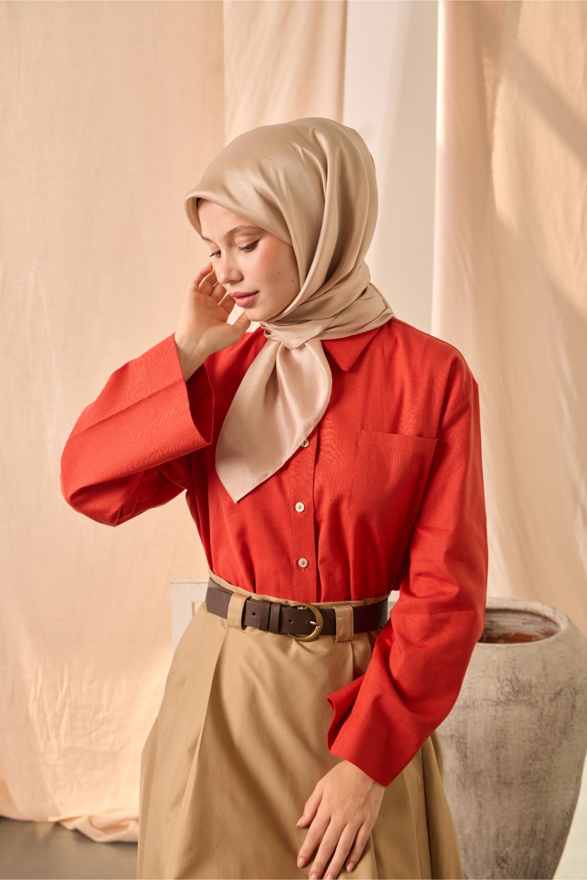 Silk Home SHiny ScarfSilk Home Düz SHiny Eşarp 75006-61