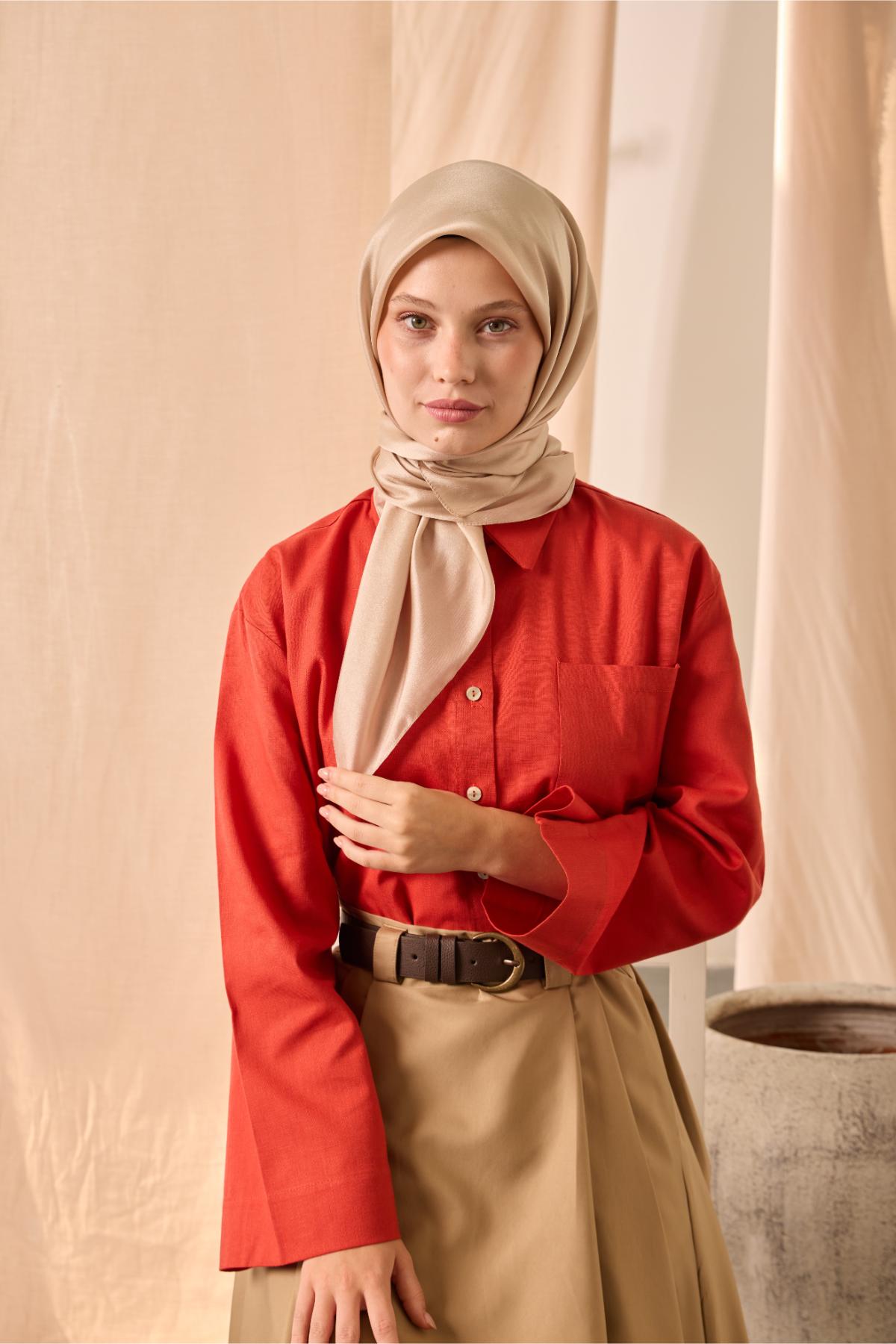 Silk Home SHiny ScarfSilk Home Düz SHiny Eşarp 75006-61