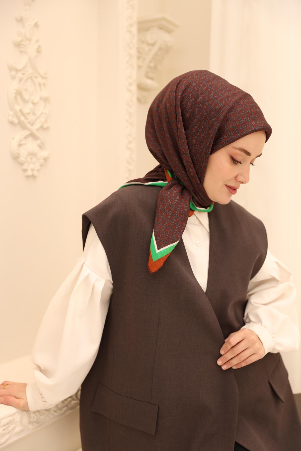 Organik Pamuk İpek EşarpSilk Home Organik Eşarp 79014-11