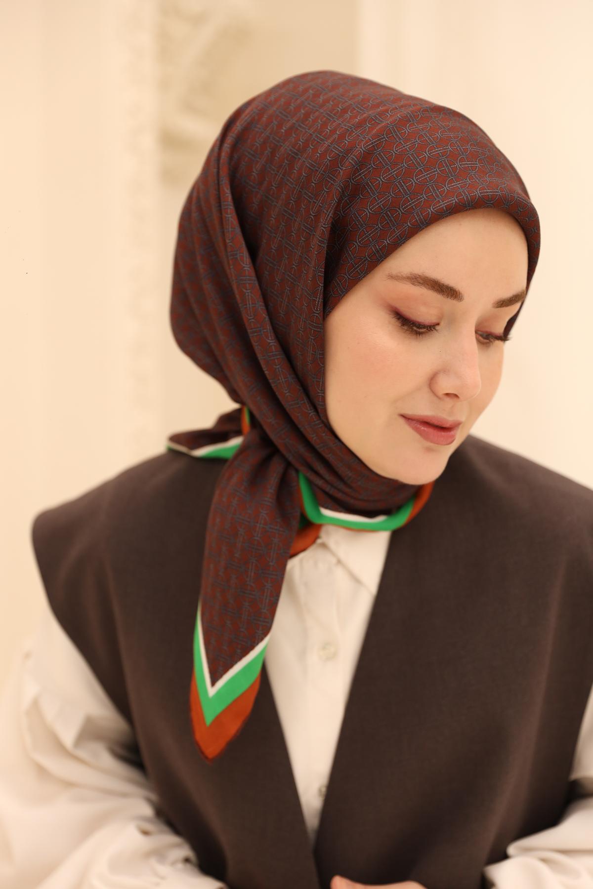 Organik Pamuk İpek EşarpSilk Home Organik Eşarp 79014-11