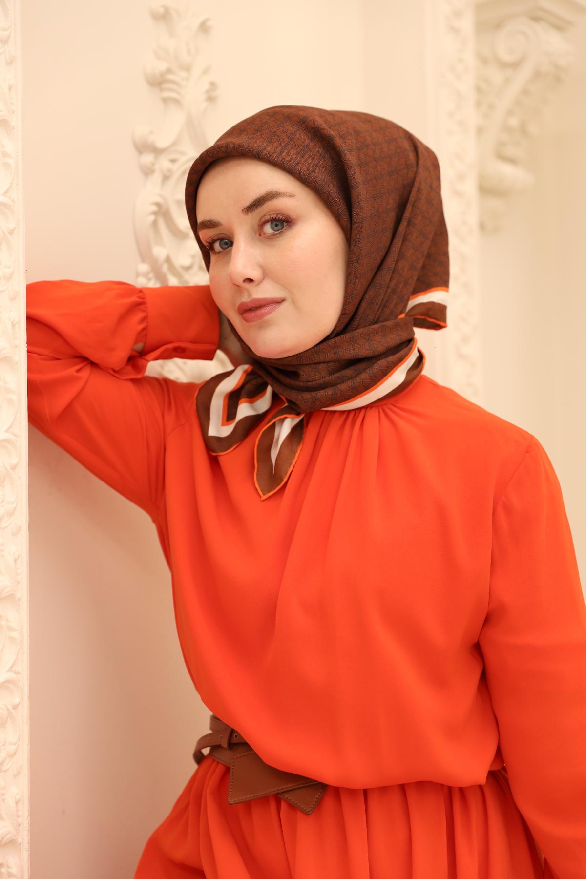 Organik Pamuk İpek EşarpSilk Home Organik Eşarp 79014-12