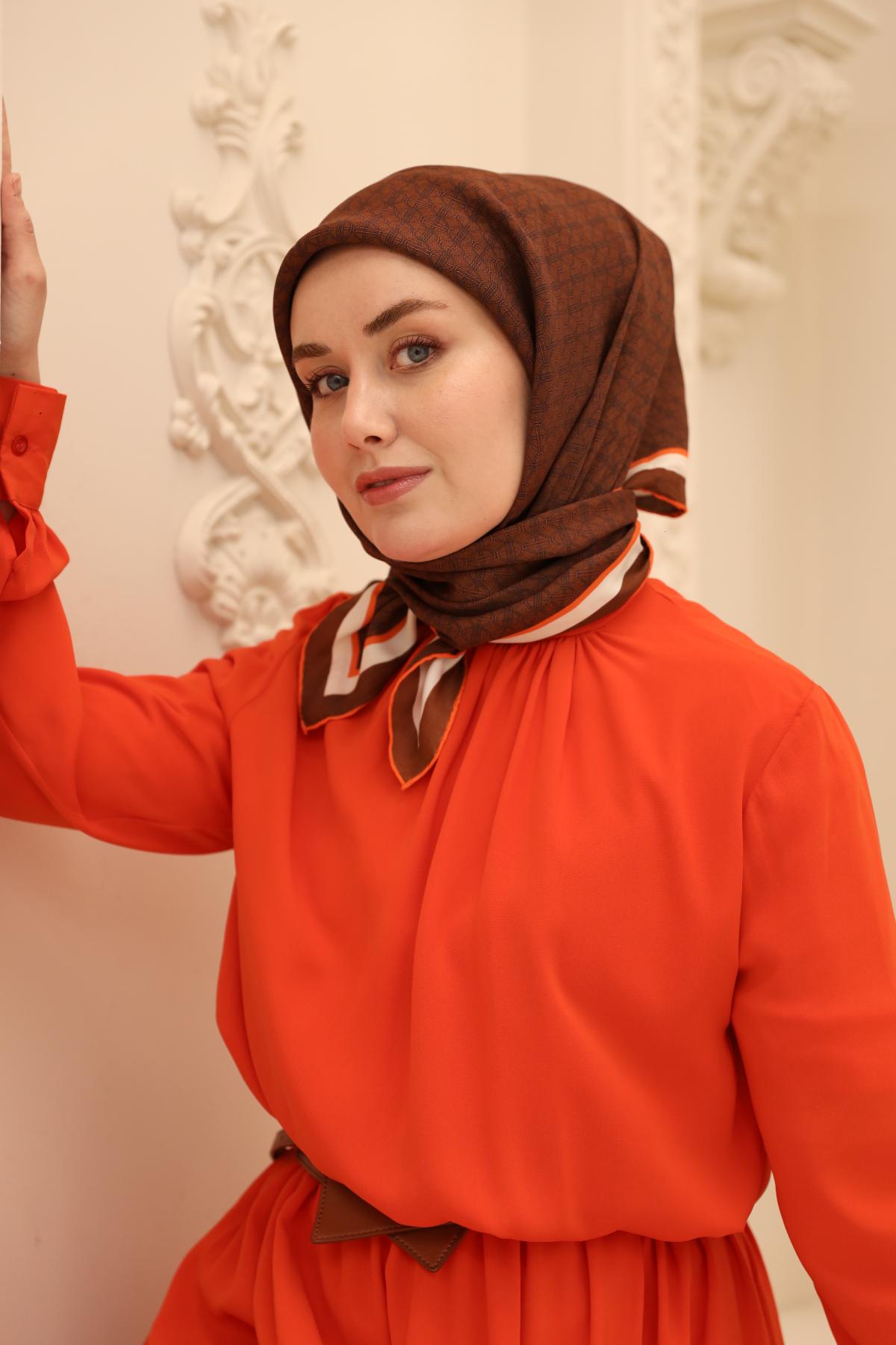 Organik Pamuk İpek EşarpSilk Home Organik Eşarp 79014-12