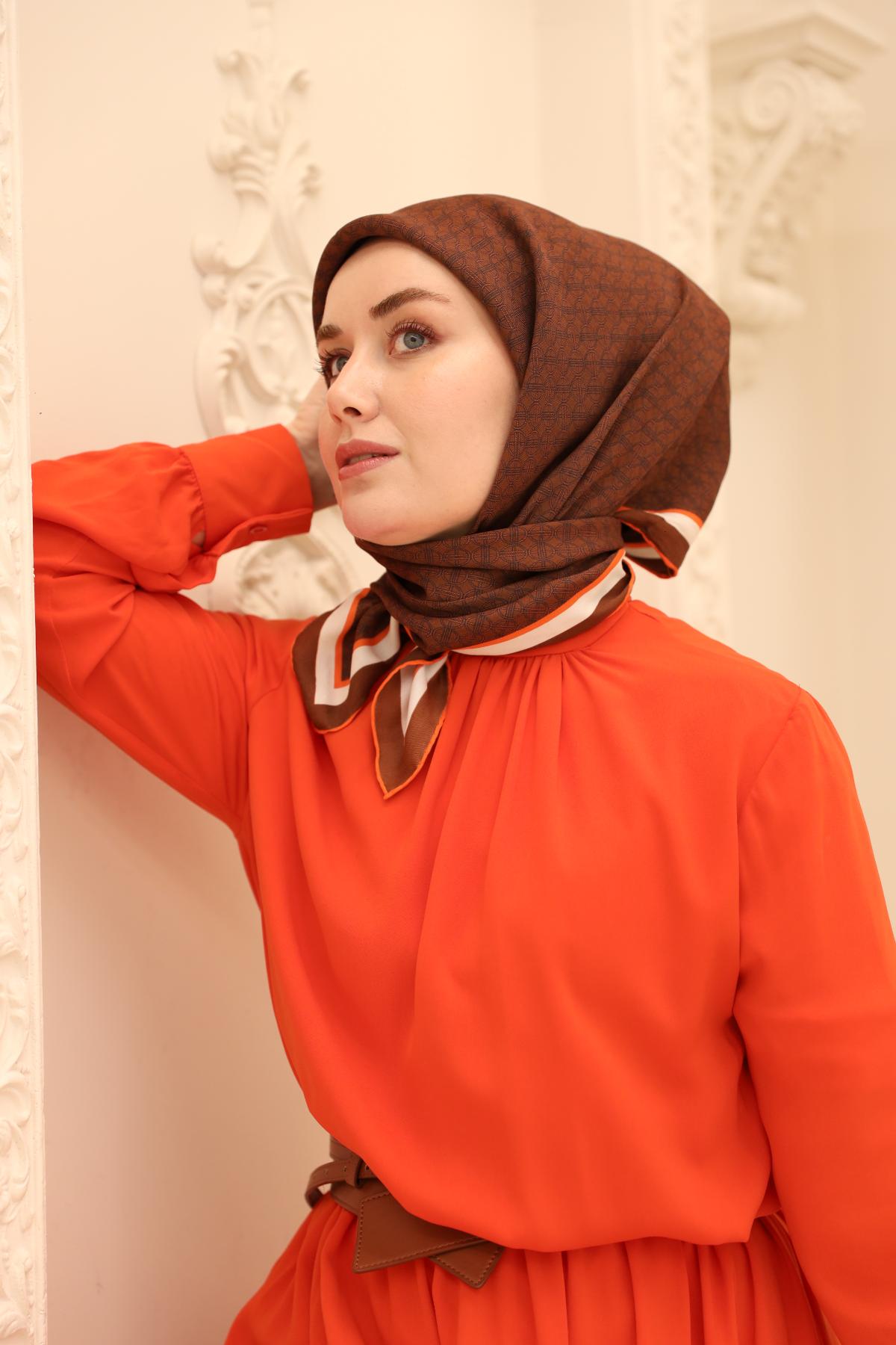 Organik Pamuk İpek EşarpSilk Home Organik Eşarp 79014-12