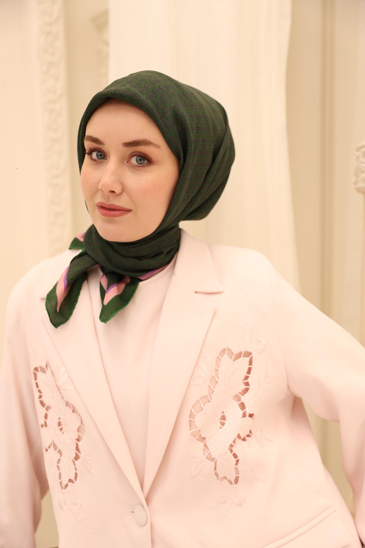 Organik Pamuk İpek EşarpSilk Home Organik Eşarp 79014-14