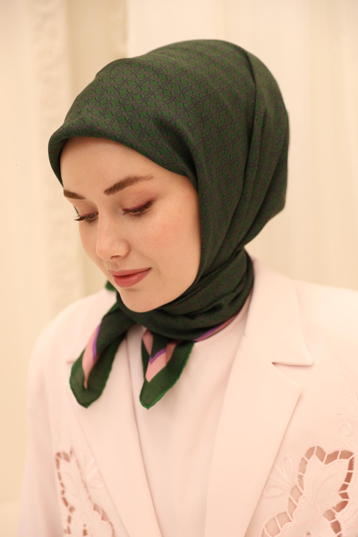 Organik Pamuk İpek EşarpSilk Home Organik Eşarp 79014-14