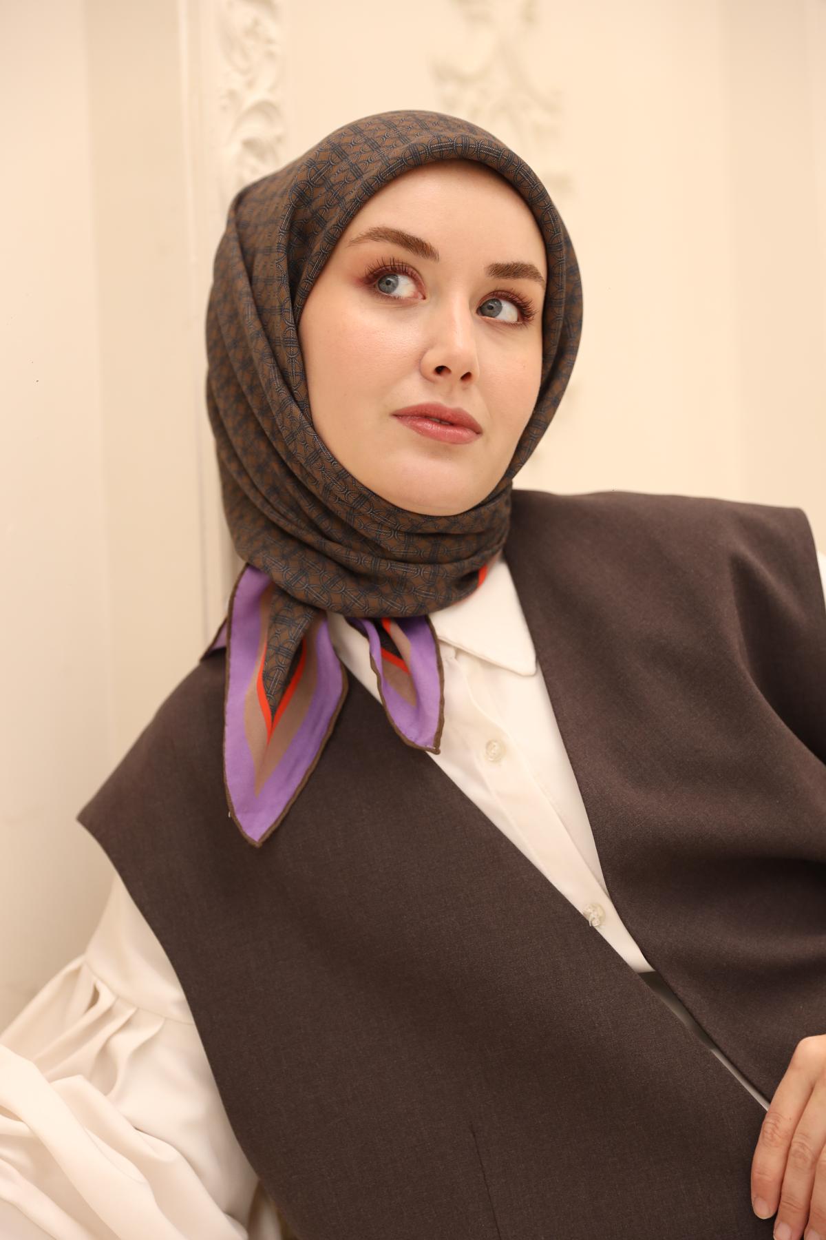 Organik Pamuk İpek EşarpSilk Home Organik Eşarp 79014-18