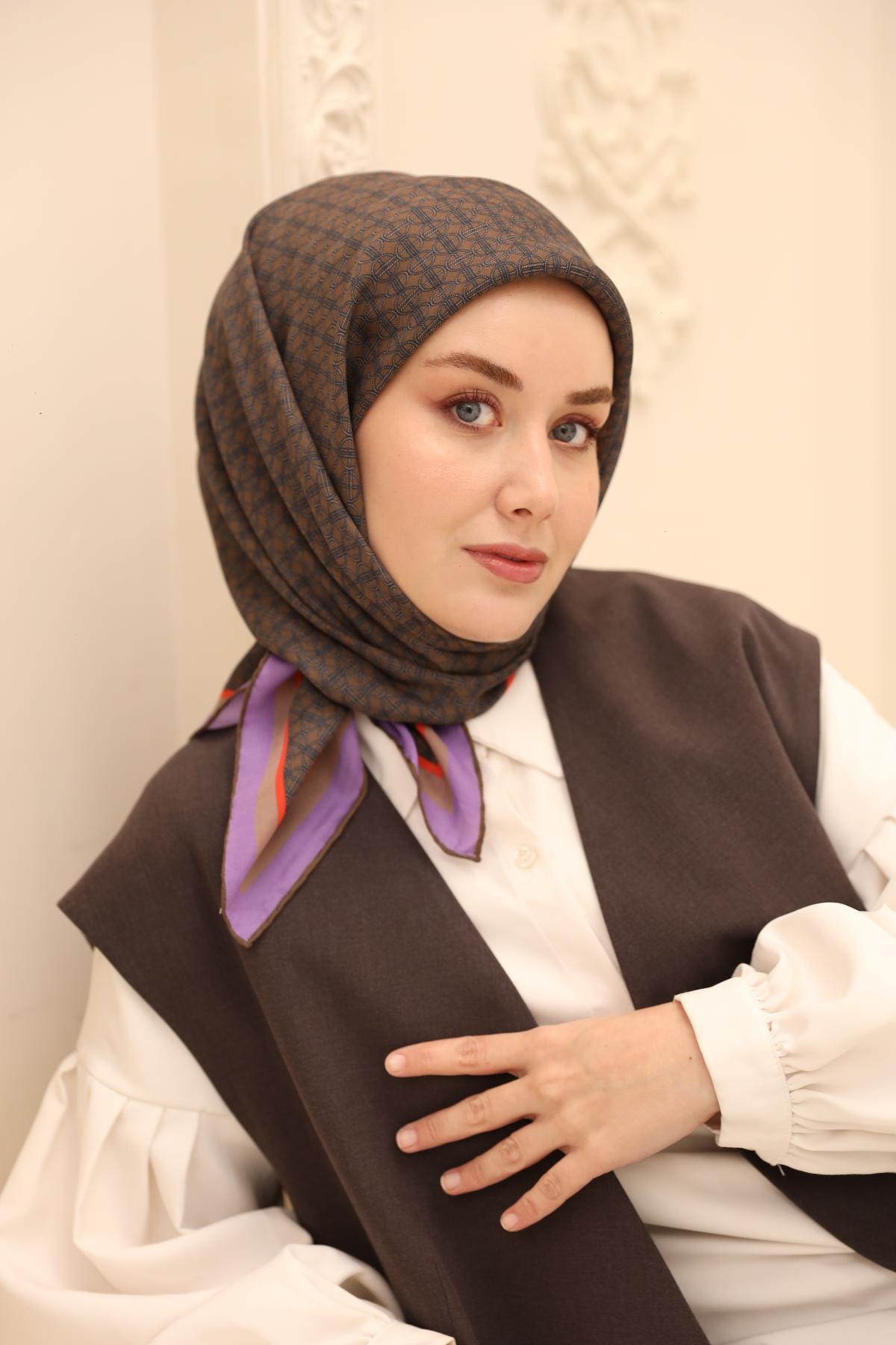 Organik Pamuk İpek EşarpSilk Home Organik Eşarp 79014-18