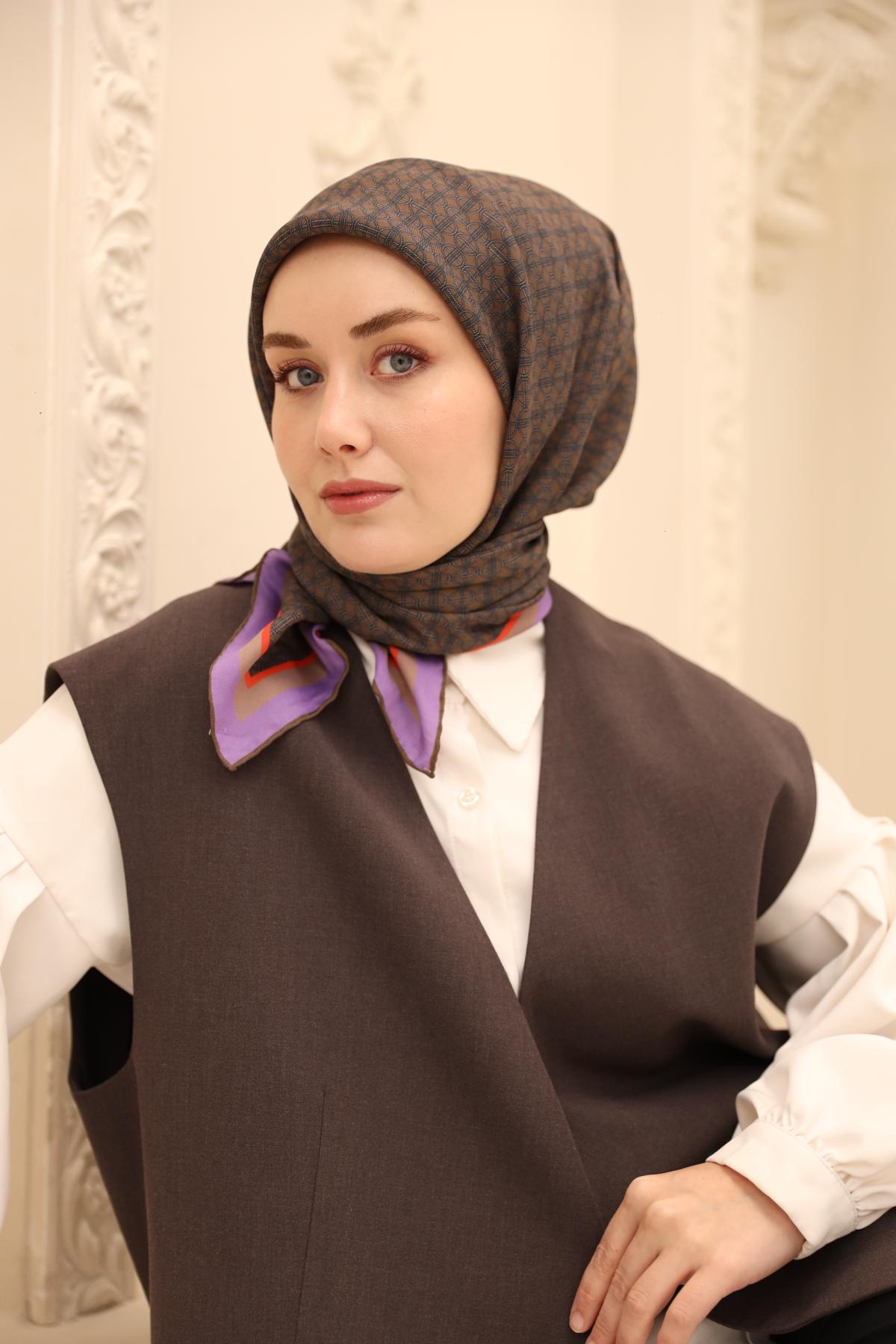 Organik Pamuk İpek EşarpSilk Home Organik Eşarp 79014-18