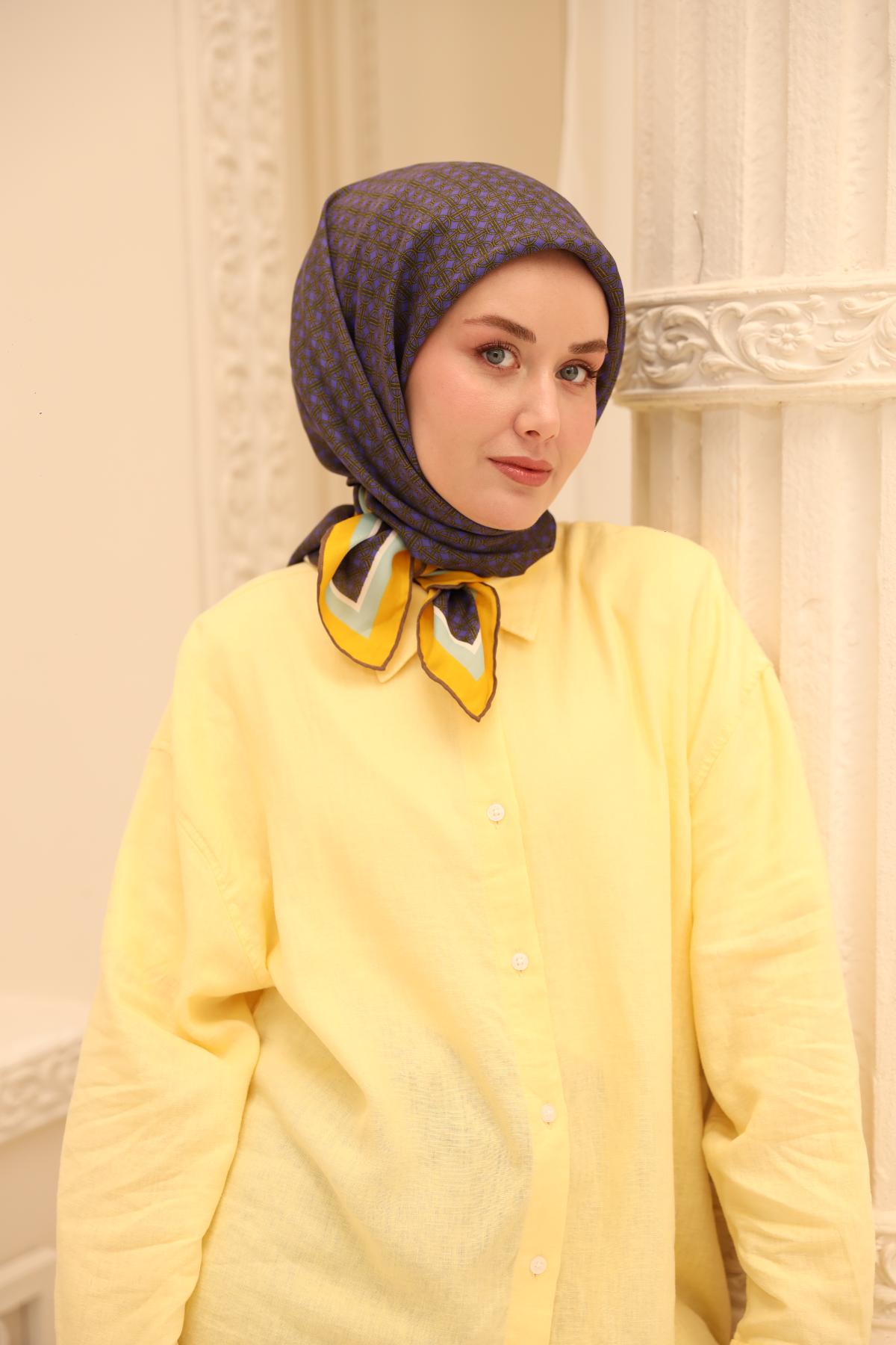 Organik Pamuk İpek EşarpSilk Home Organik Eşarp 79014-19