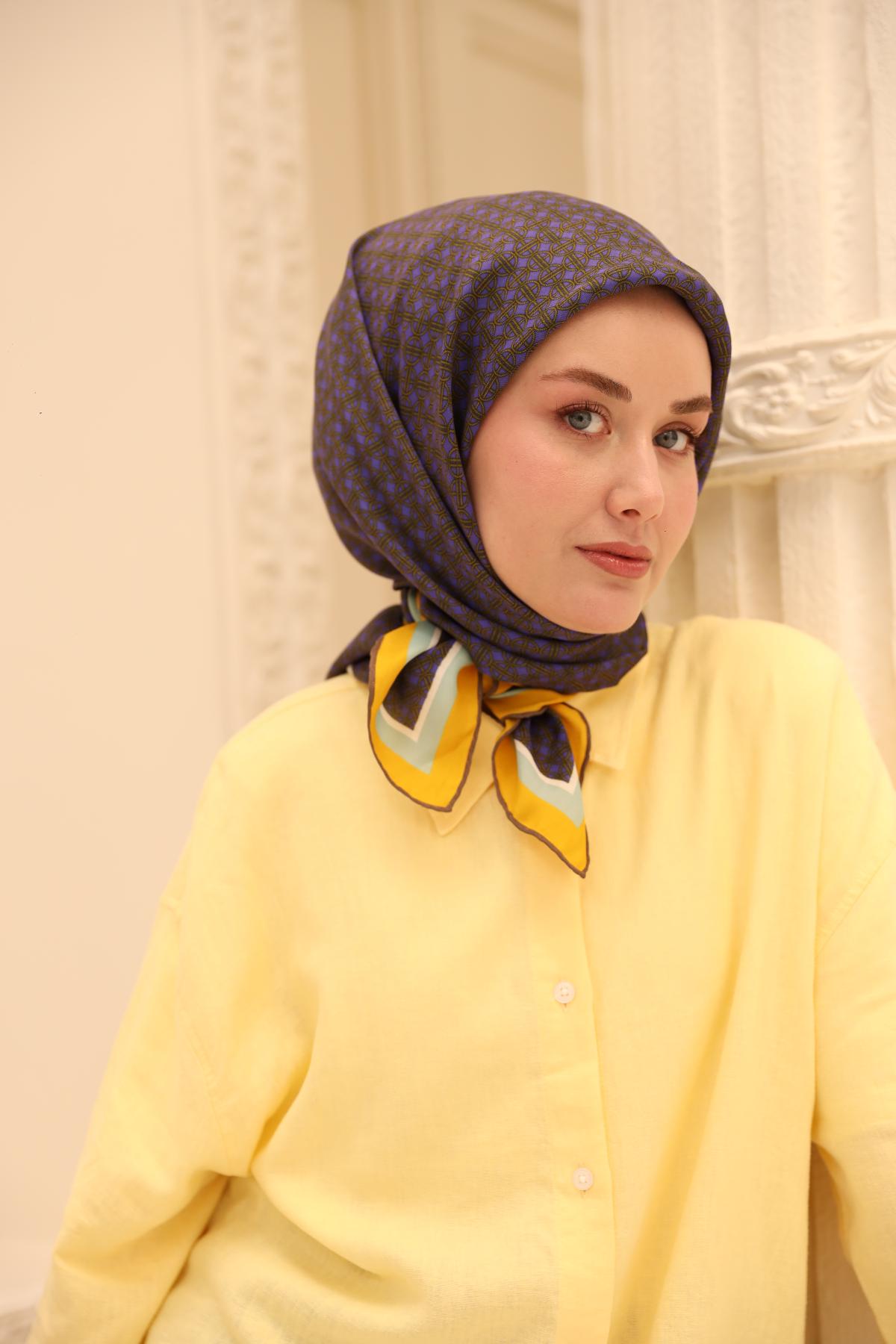 Organik Pamuk İpek EşarpSilk Home Organik Eşarp 79014-19