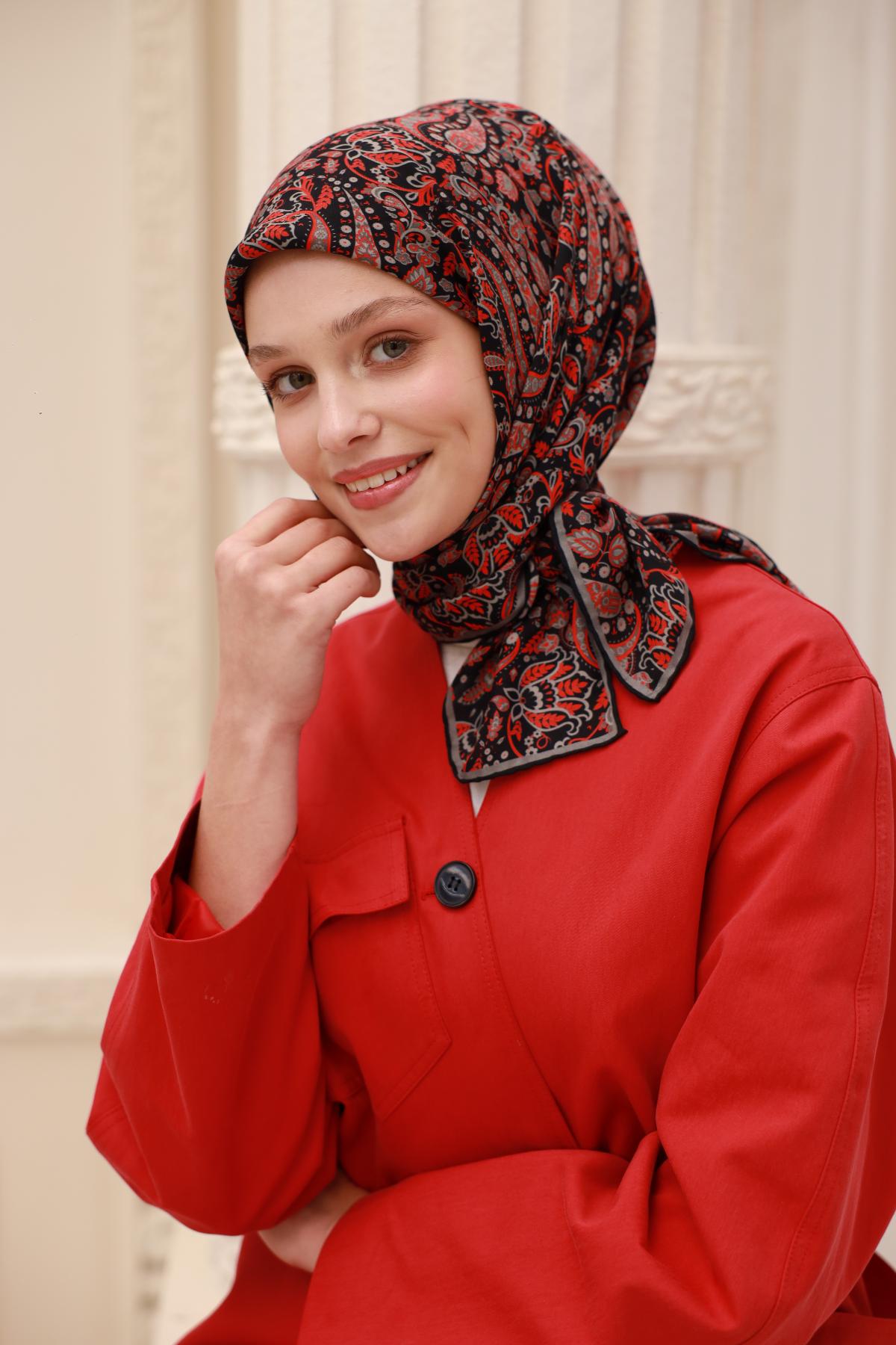 Organik Pamuk İpek EşarpSilk Home Organik Eşarp 79015-01