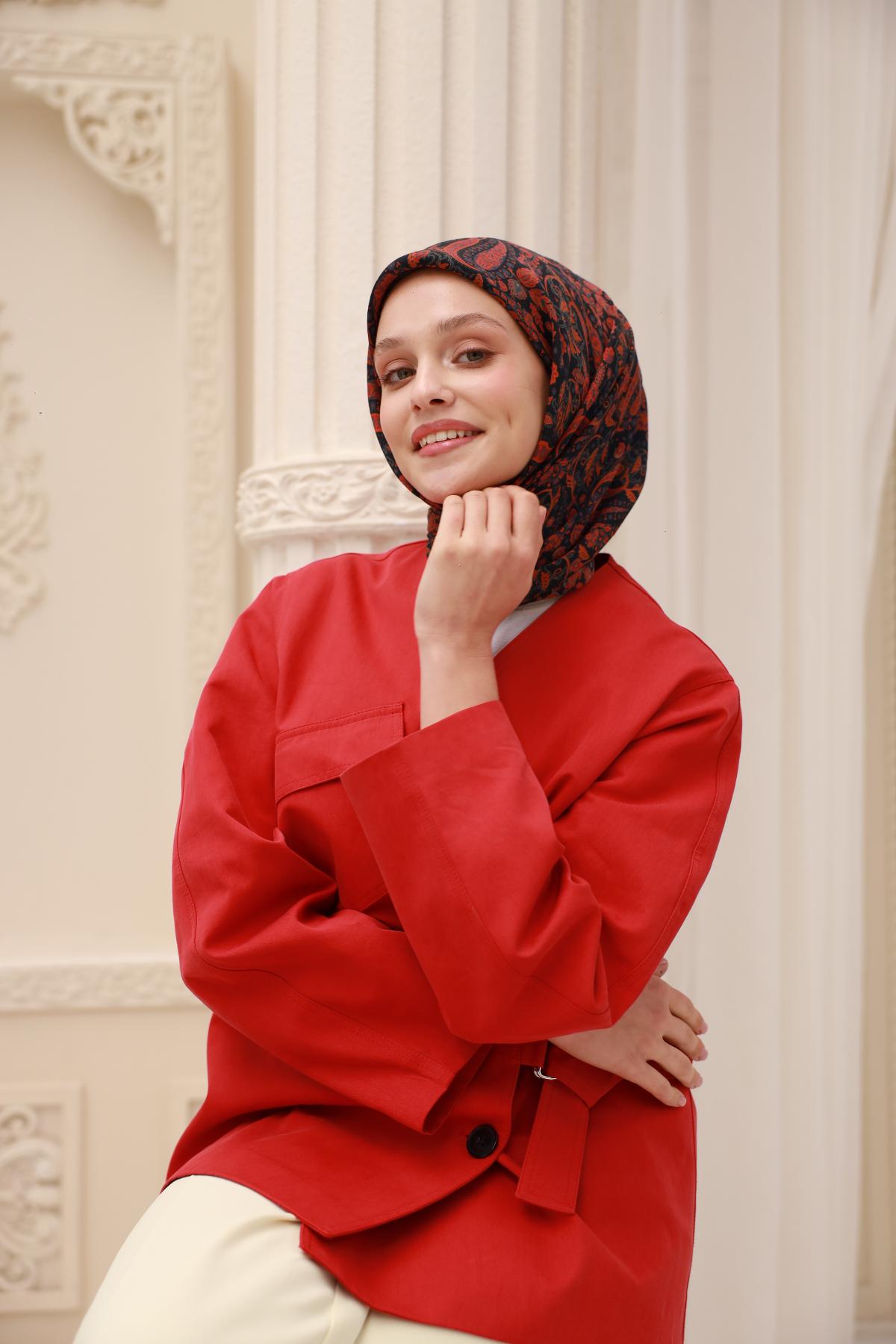 Organik Pamuk İpek EşarpSilk Home Organik Eşarp 79015-02