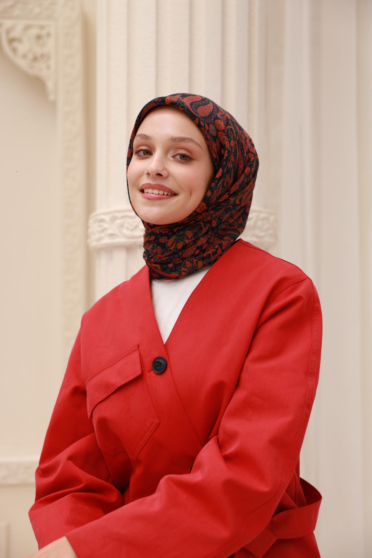 Organik Pamuk İpek EşarpSilk Home Organik Eşarp 79015-02