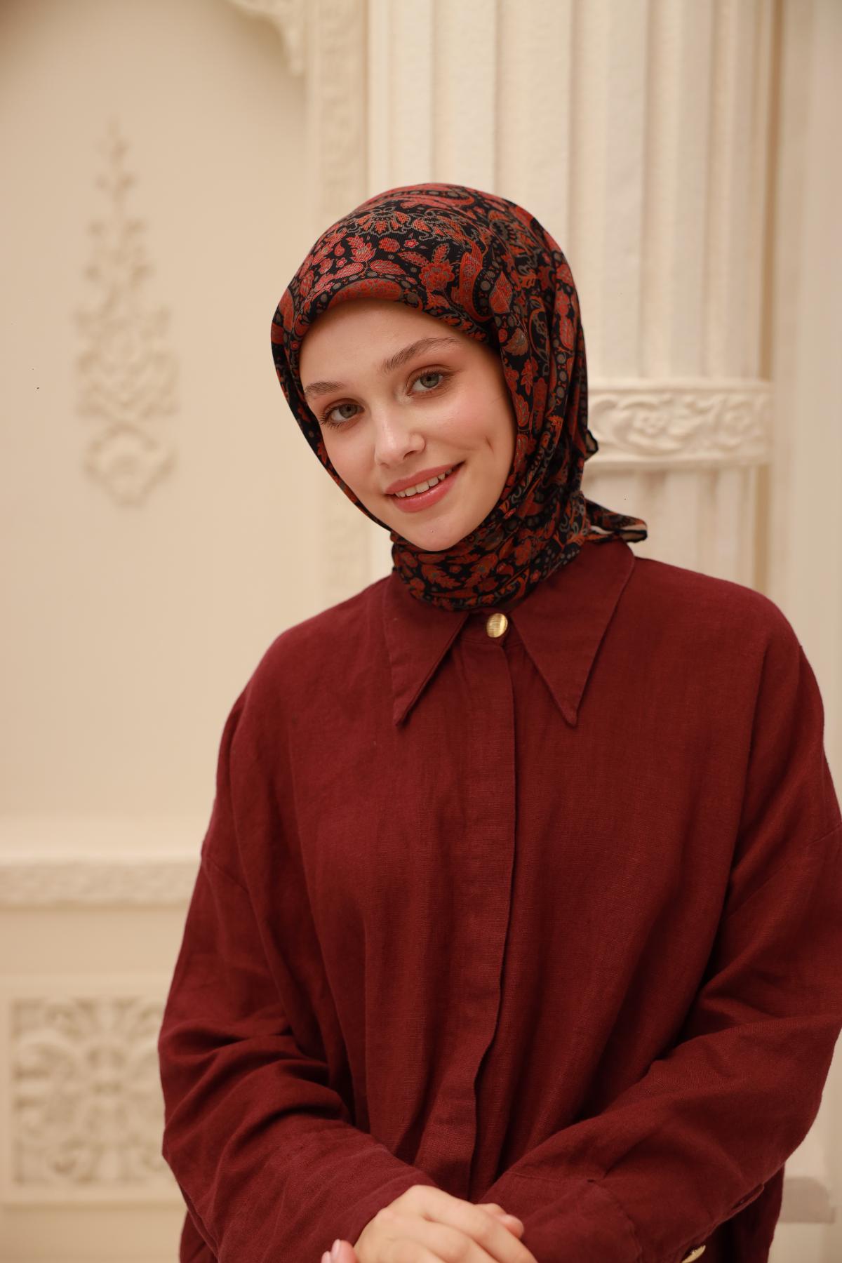 Organik Pamuk İpek EşarpSilk Home Organik Eşarp 79015-05