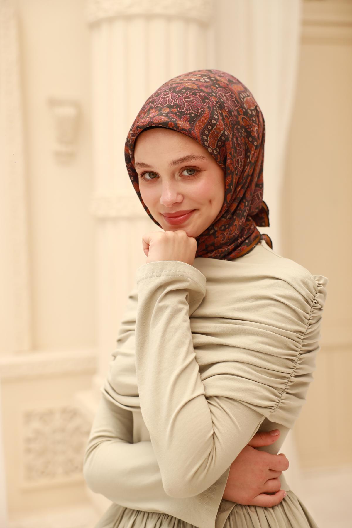 Organik Pamuk İpek EşarpSilk Home Organik Eşarp 79015-17