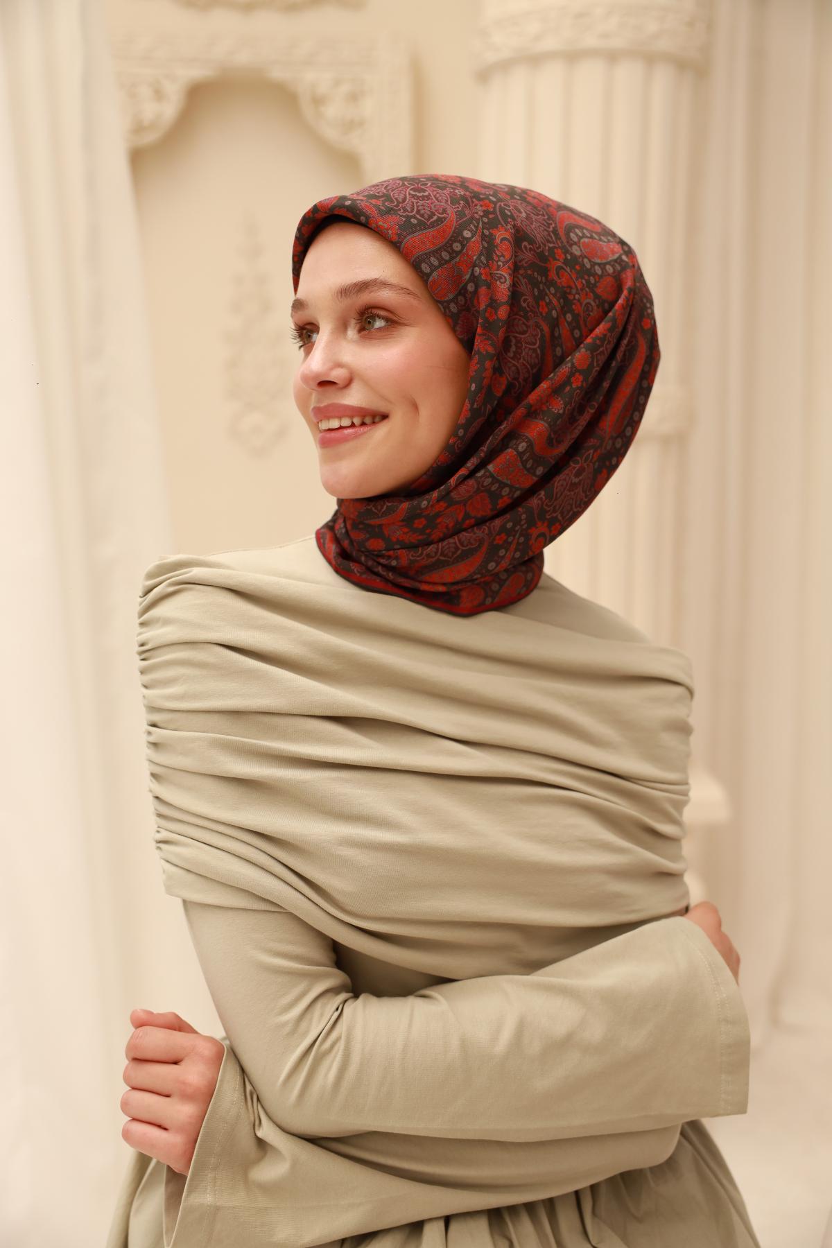 Organik Pamuk İpek EşarpSilk Home Organik Eşarp 79015-18