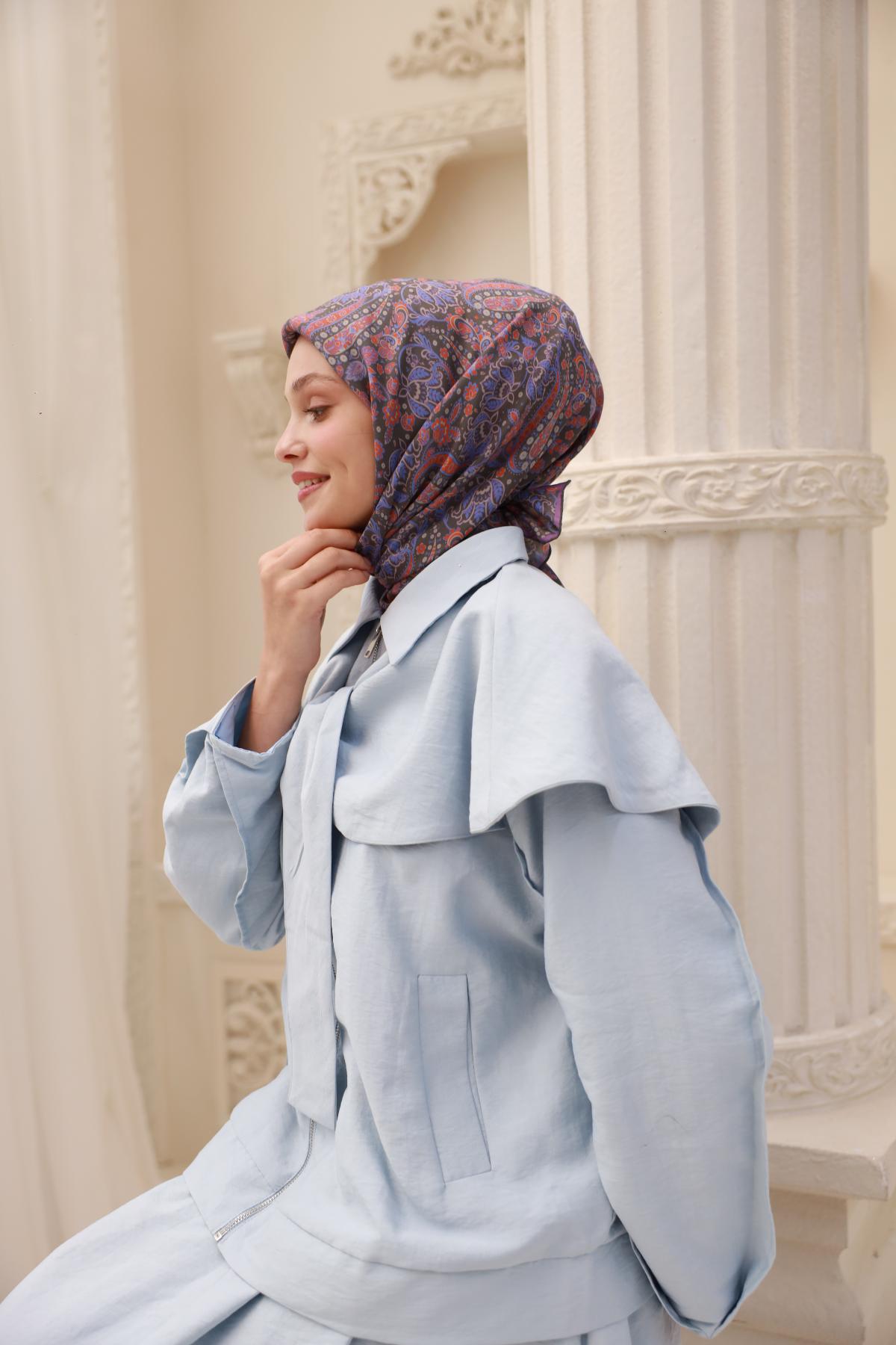 Organik Pamuk İpek EşarpSilk Home Organik Eşarp 79015-19