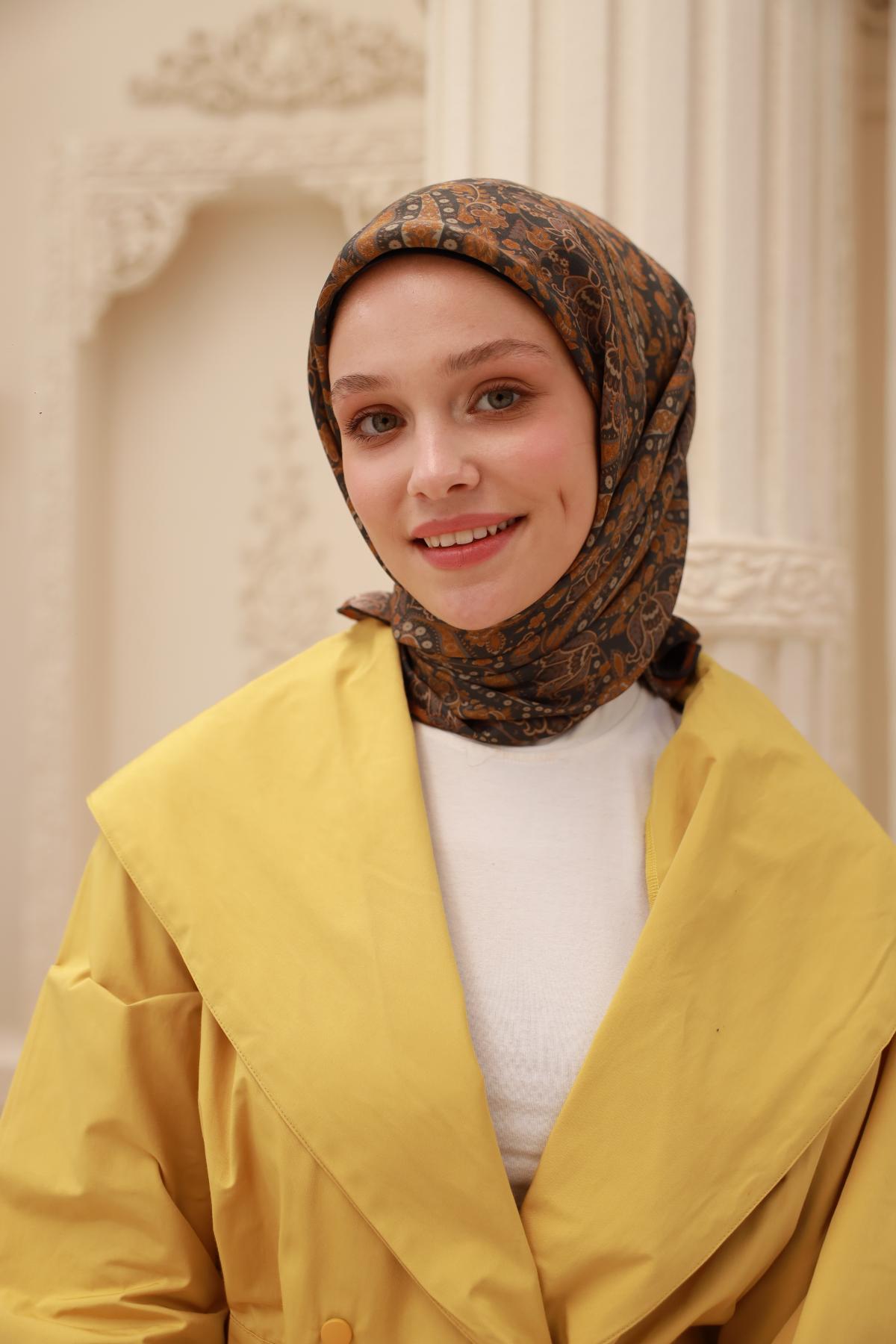 Organik Pamuk İpek EşarpSilk Home Organik Eşarp 79015-20