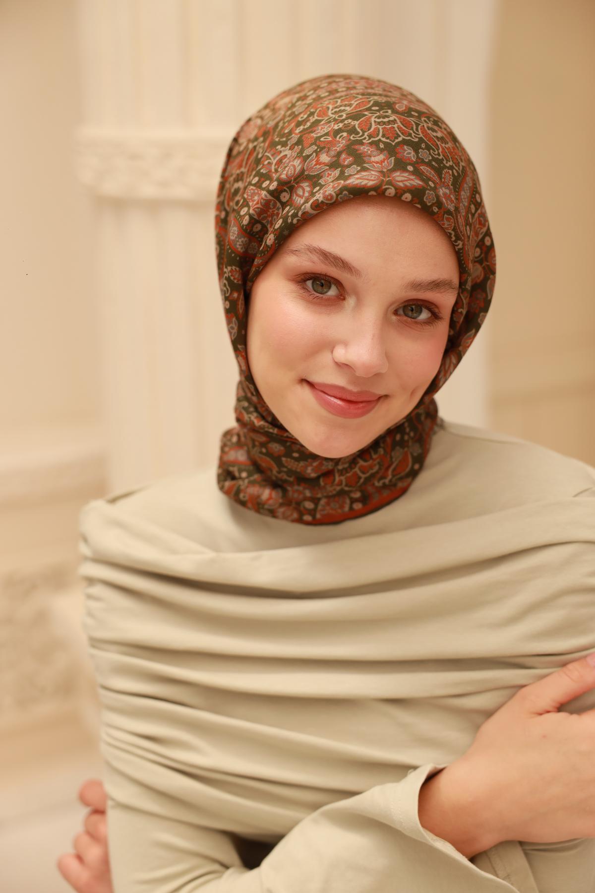 Organik Pamuk İpek EşarpSilk Home Organik Eşarp 79015-21