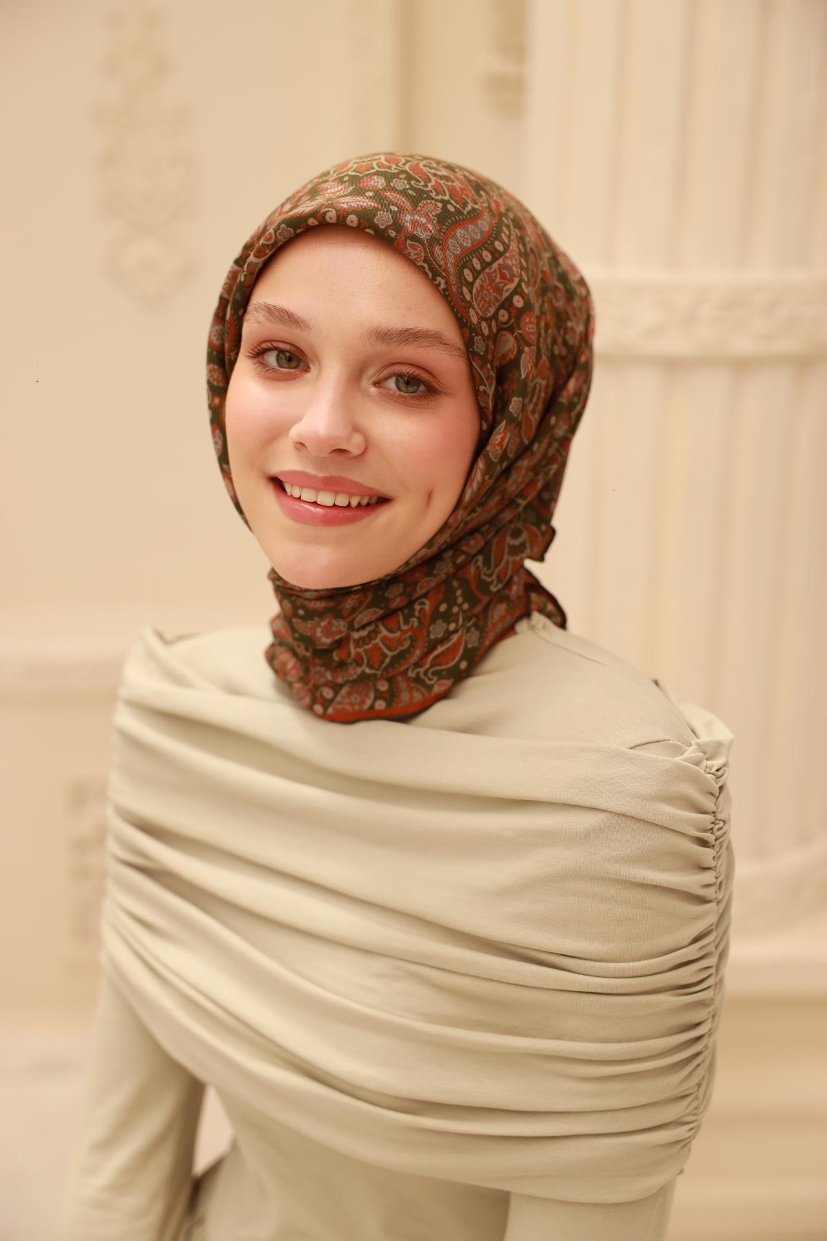 Organik Pamuk İpek EşarpSilk Home Organik Eşarp 79015-21