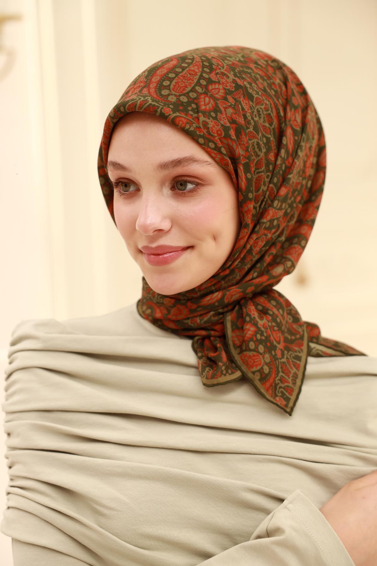 Organik Pamuk İpek EşarpSilk Home Organik Eşarp 79015-22