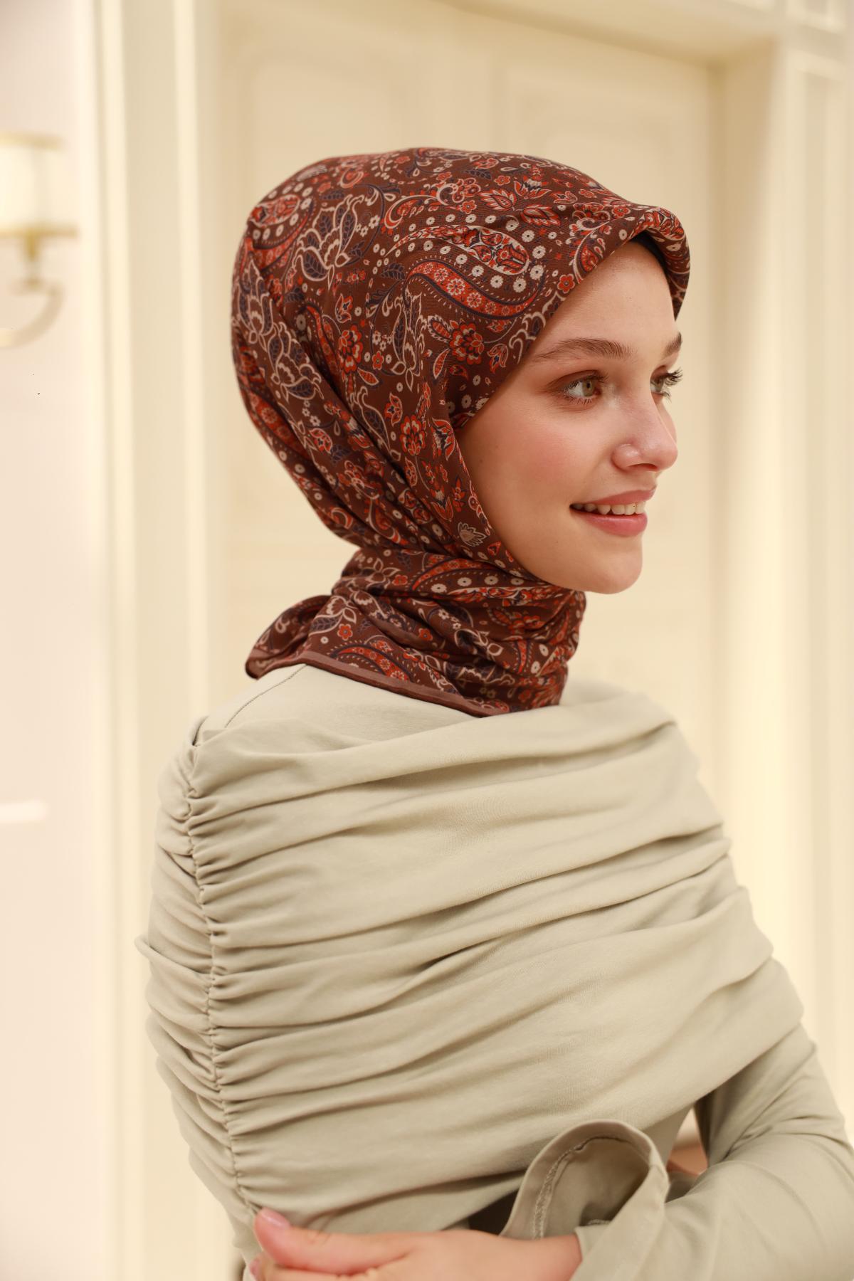 Organik Pamuk İpek EşarpSilk Home Organik Eşarp 79015-24