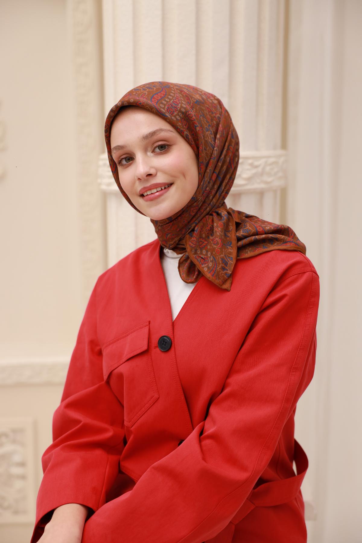 Organik Pamuk İpek EşarpSilk Home Organik Eşarp 79015-25