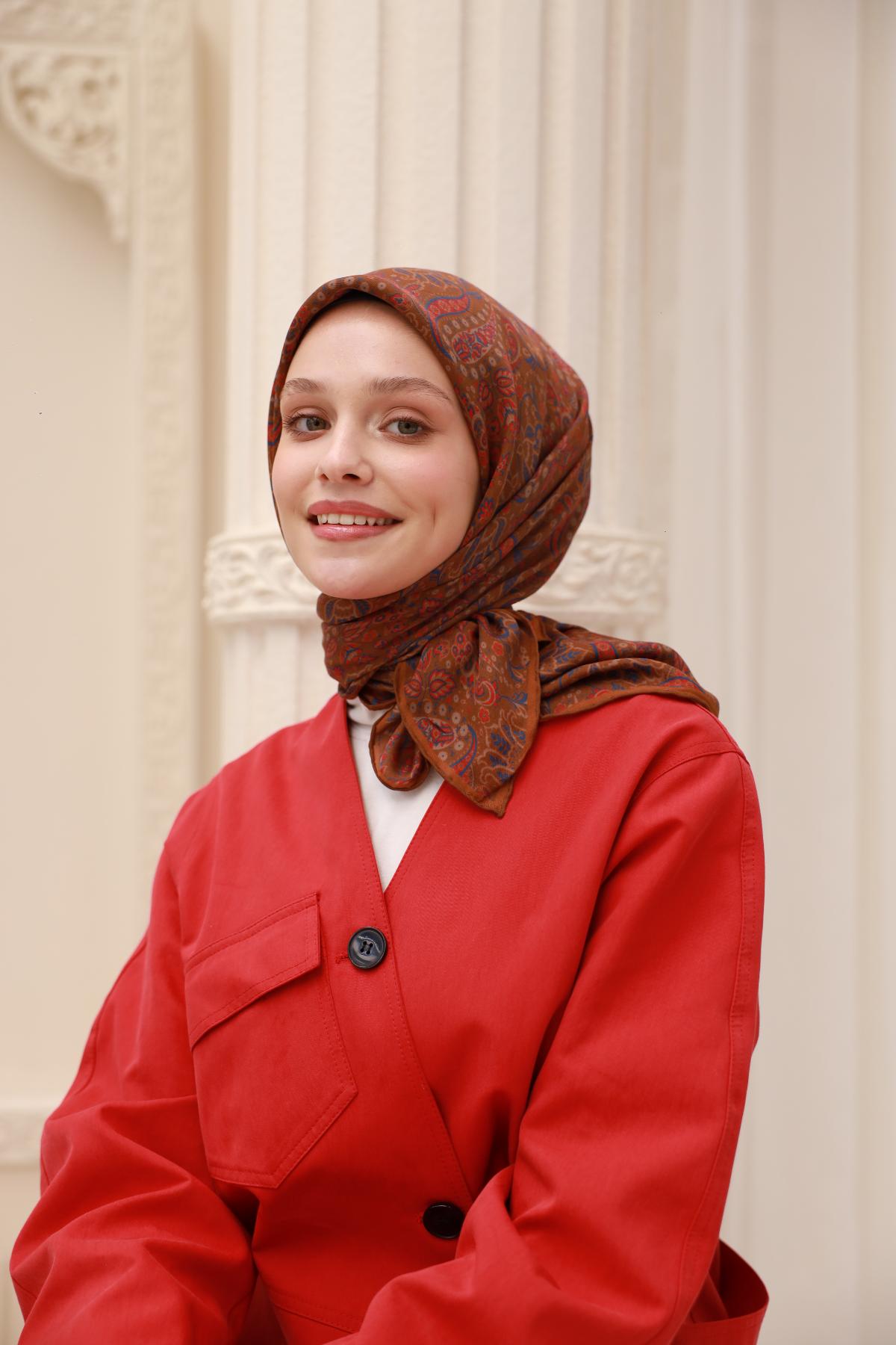 Organik Pamuk İpek EşarpSilk Home Organik Eşarp 79015-25