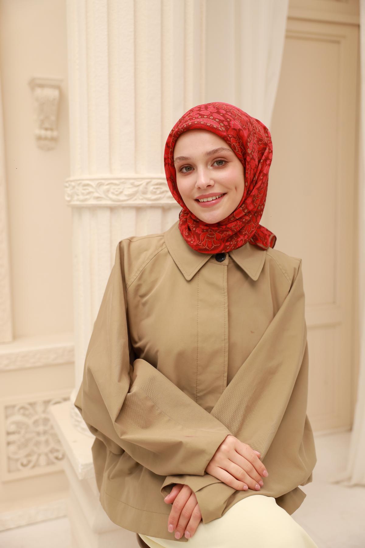 Organik Pamuk İpek EşarpSilk Home Organik Eşarp 79015-29